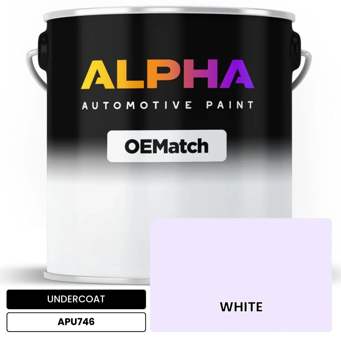 APAPU746 WHITE OEMatch Automotive Undercoat