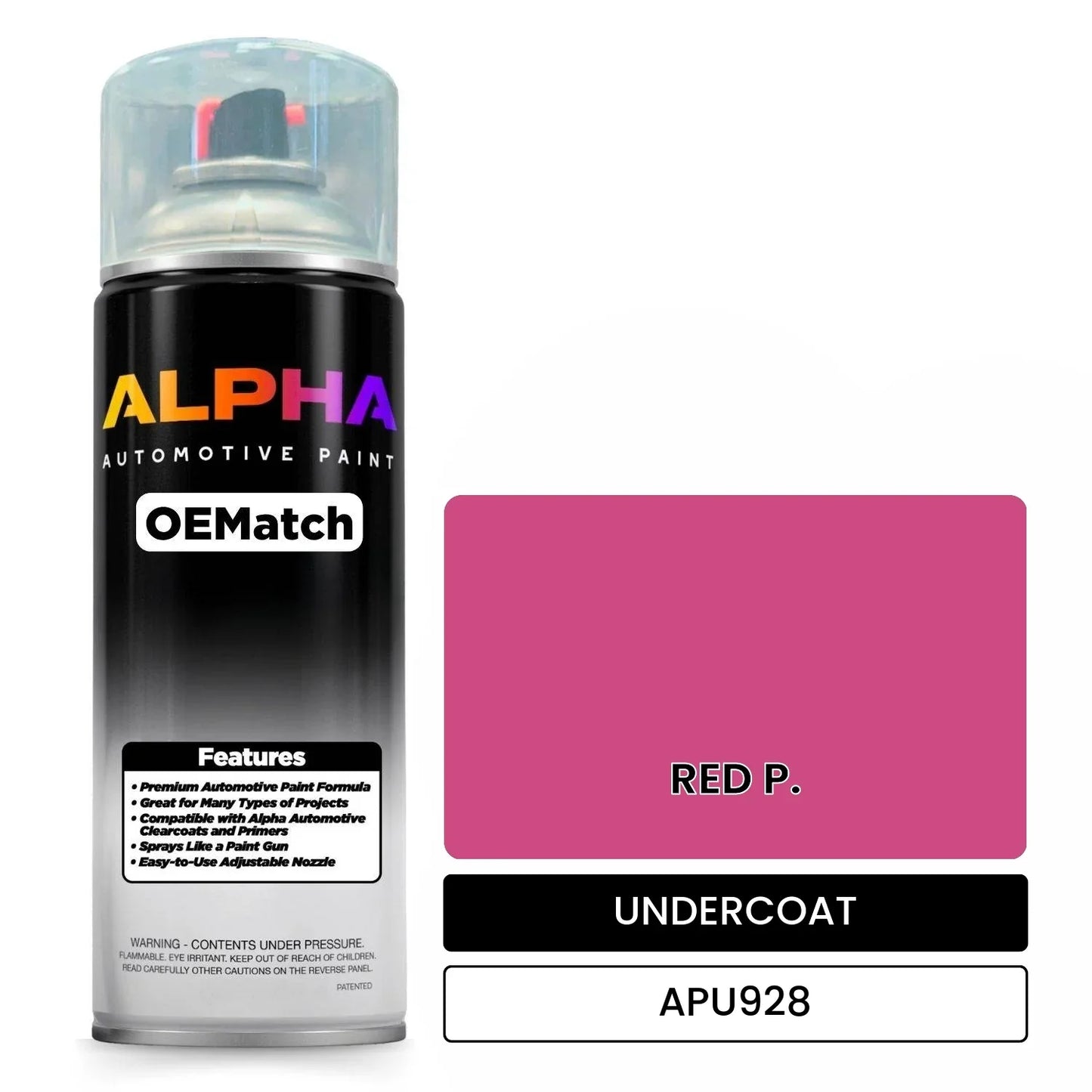 APAPU928 RED P. OEMatch Spraycan Undercoat