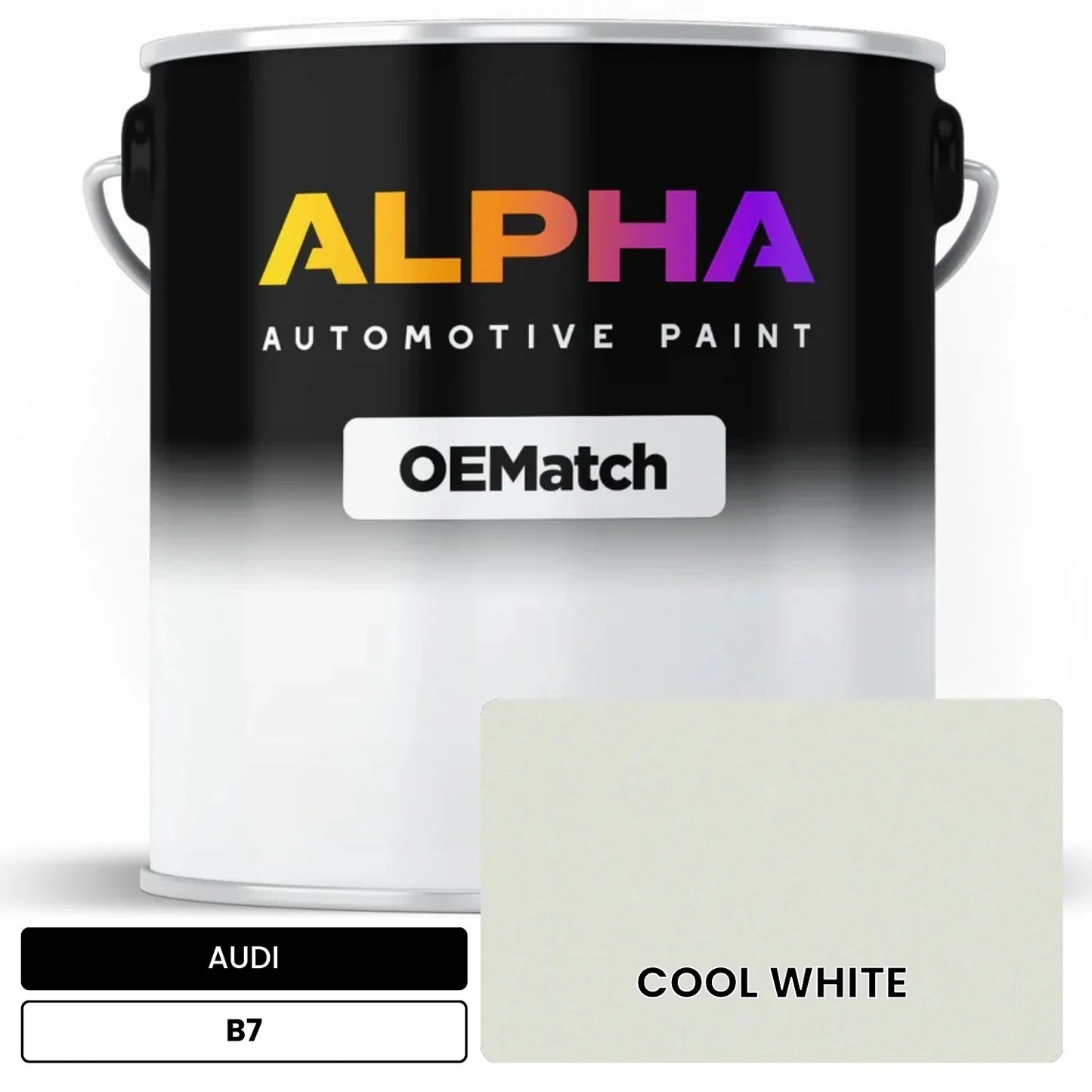 AUDI Cool White B7 OEMatch Basecoat