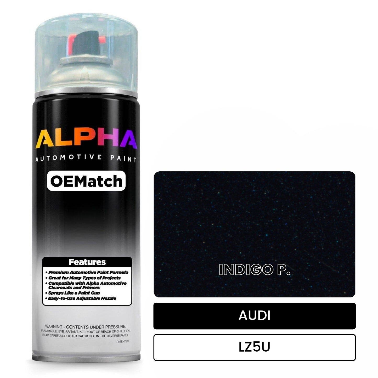 AUDI Indigo Blue LZ5U OEMatch Spraycan