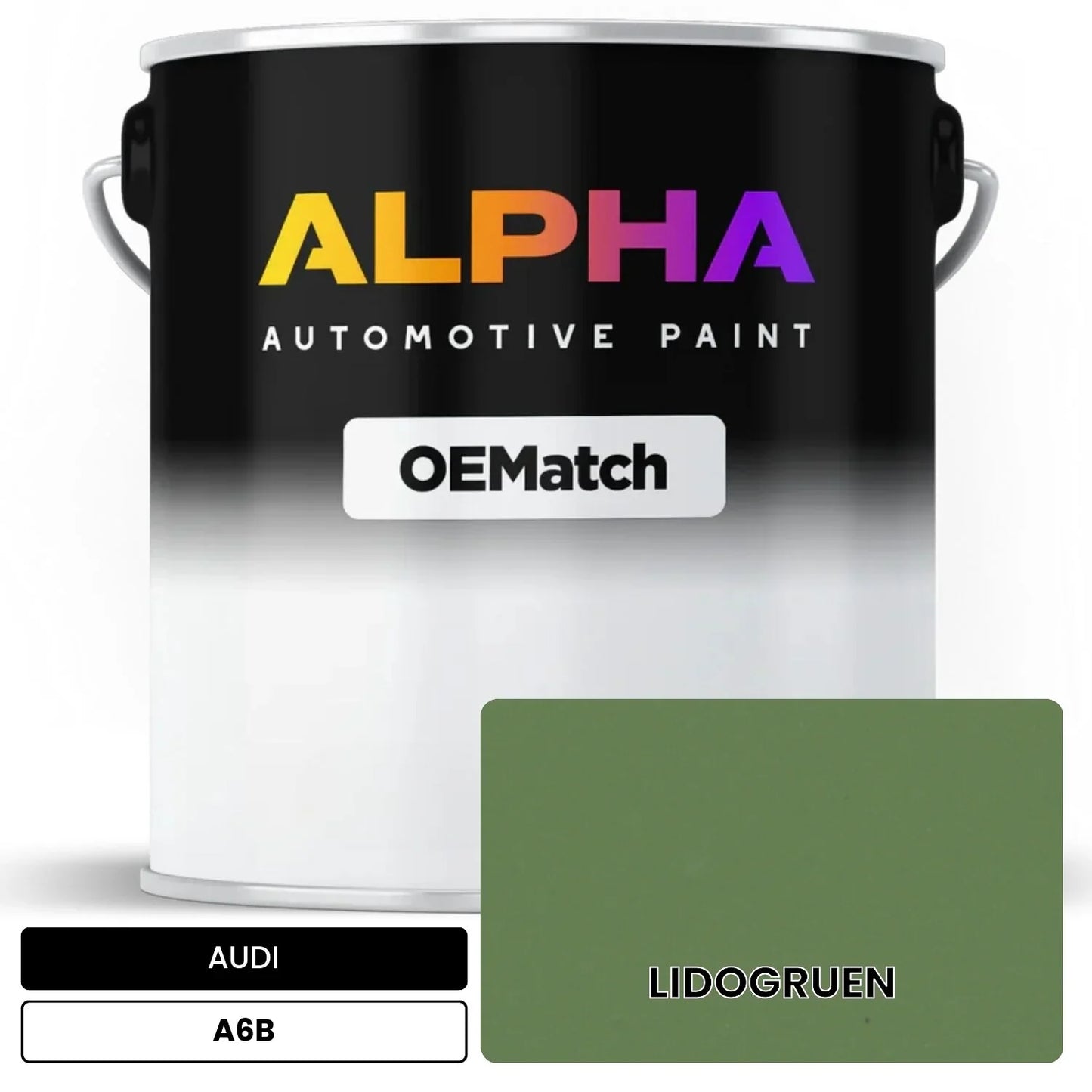 AUDI Lido Green A6B OEMatch Basecoat
