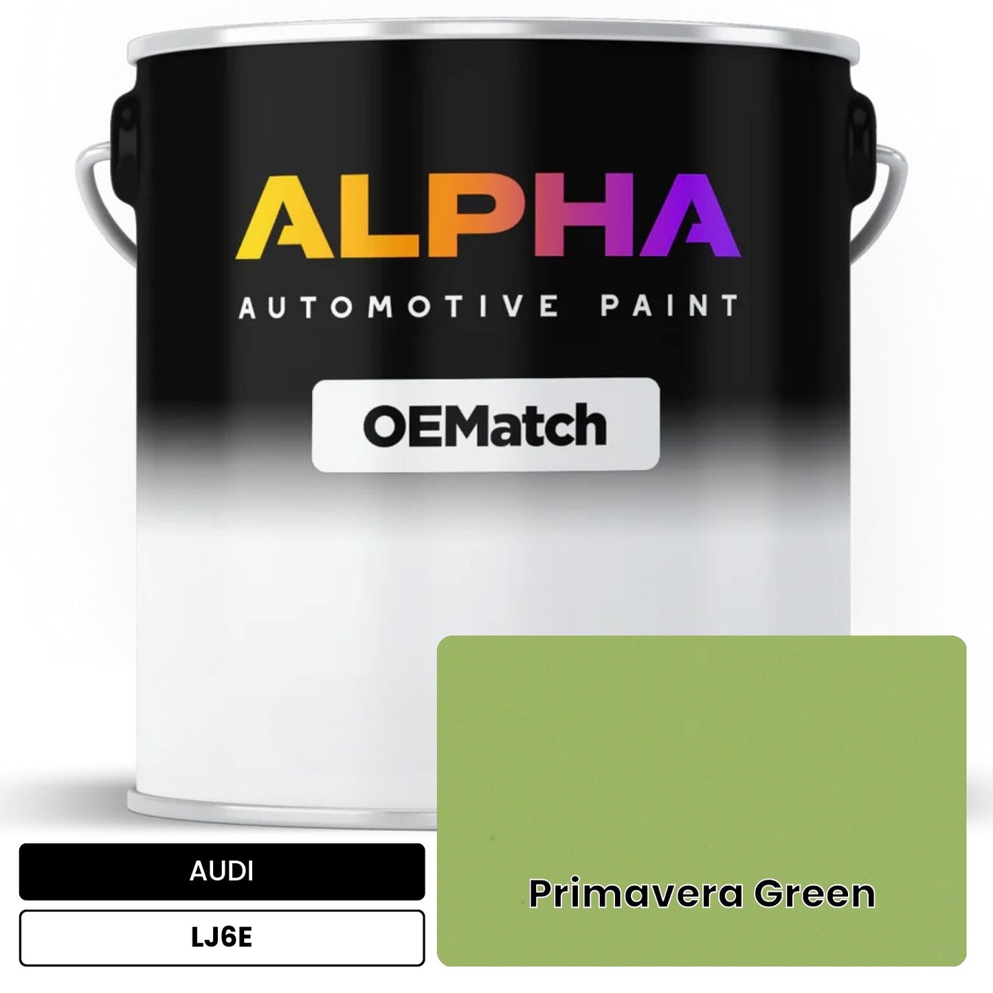 AUDI Primavera Green LJ6E OEMatch Basecoat