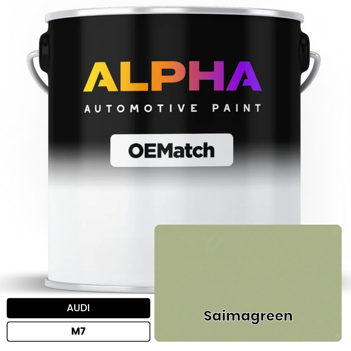 AUDI Saimagreen M7 OEMatch Basecoat