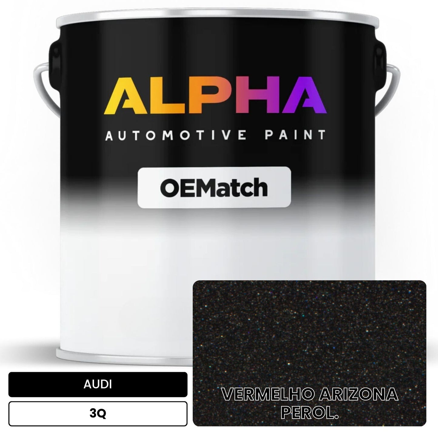 AUDI Moka Anthracite Pearl 3Q OEMatch Basecoat