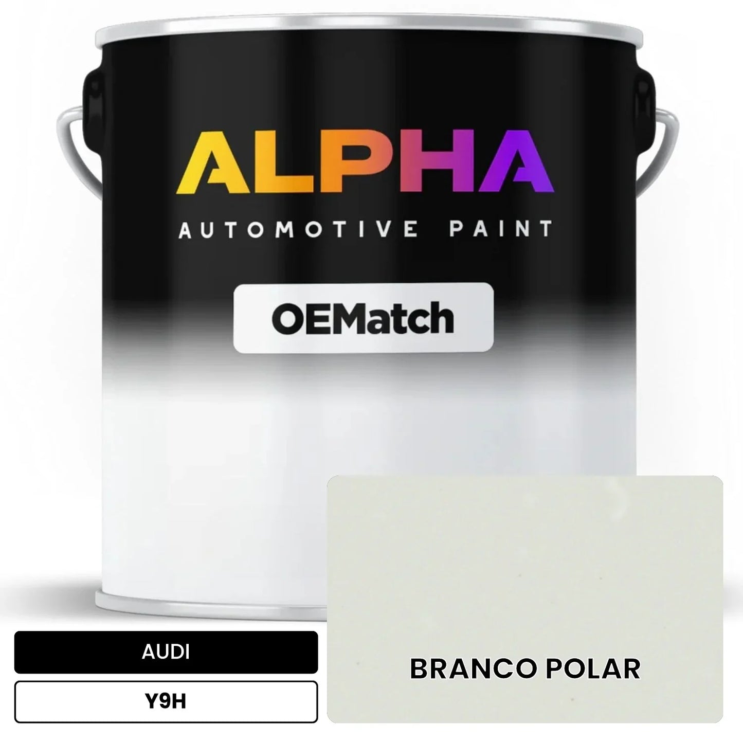 AUDI Polar White Y9H OEMatch Basecoat