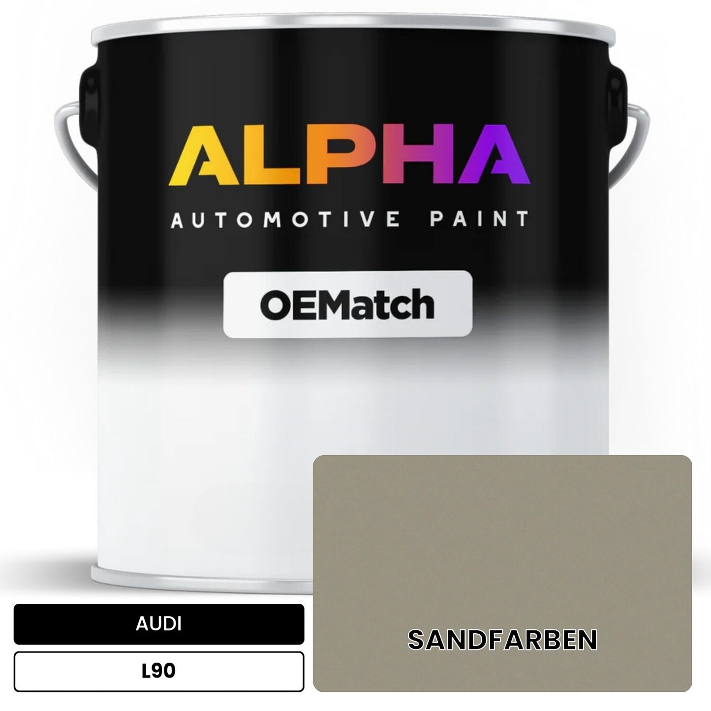 AUDI Sand Beige L90 OEMatch Basecoat