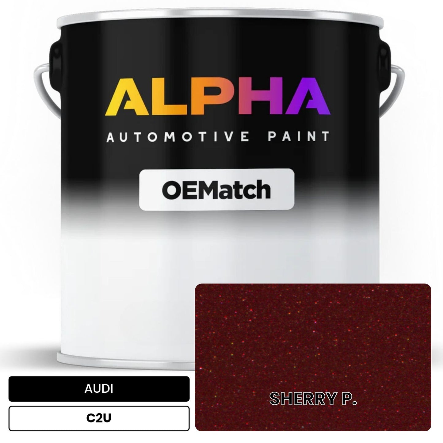 AUDI Sherry Red C2U OEMatch Basecoat