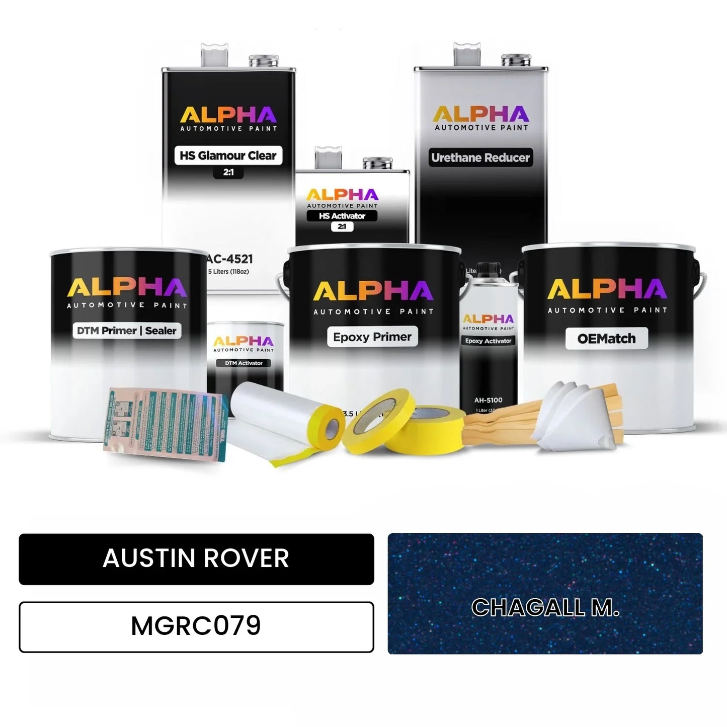 AUSTIN ROVER CHAGALL M. MGRC079 OEMatch Vehicle Paint Kit
