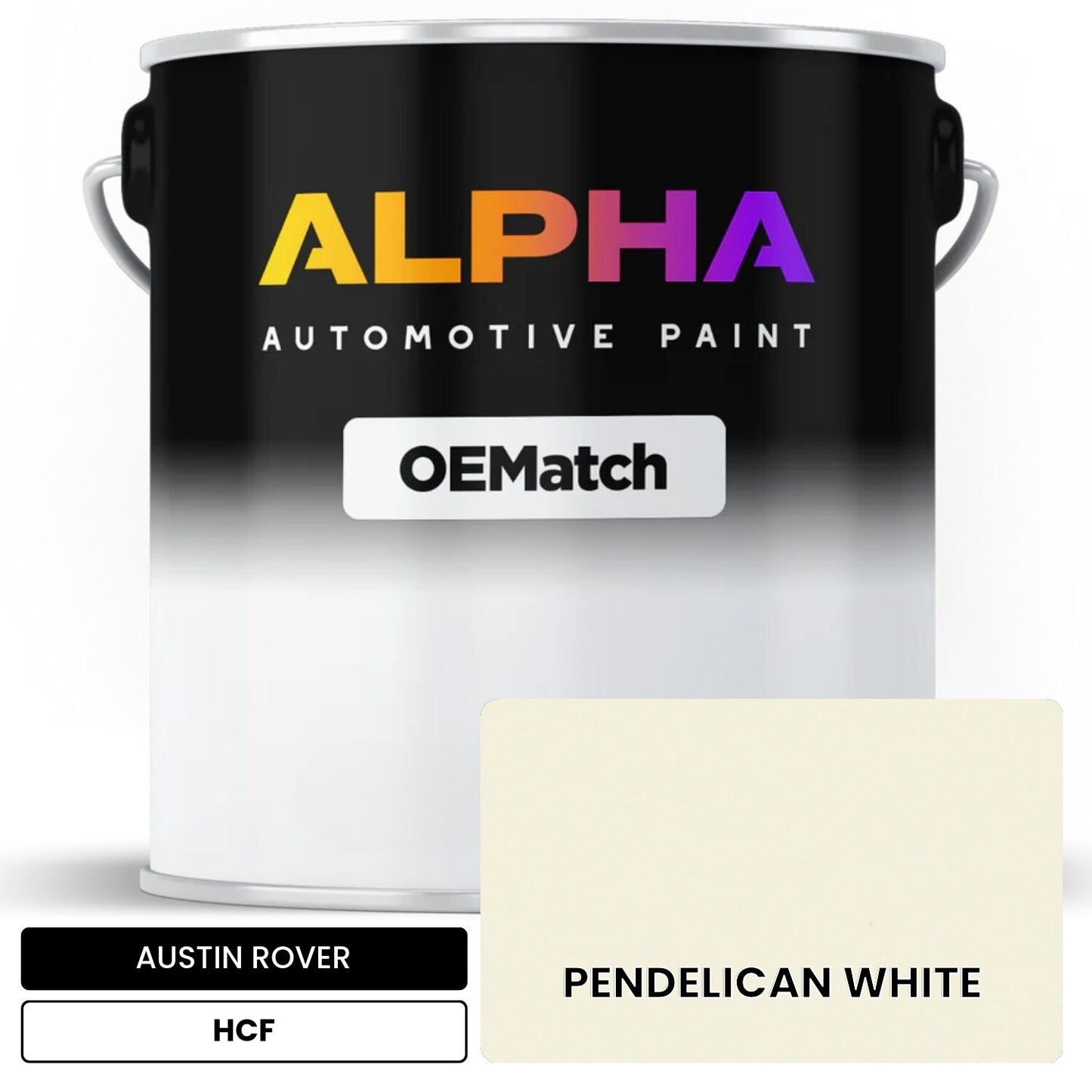 AUSTIN ROVER PENDELICAN WHITE HCF OEMatch Basecoat