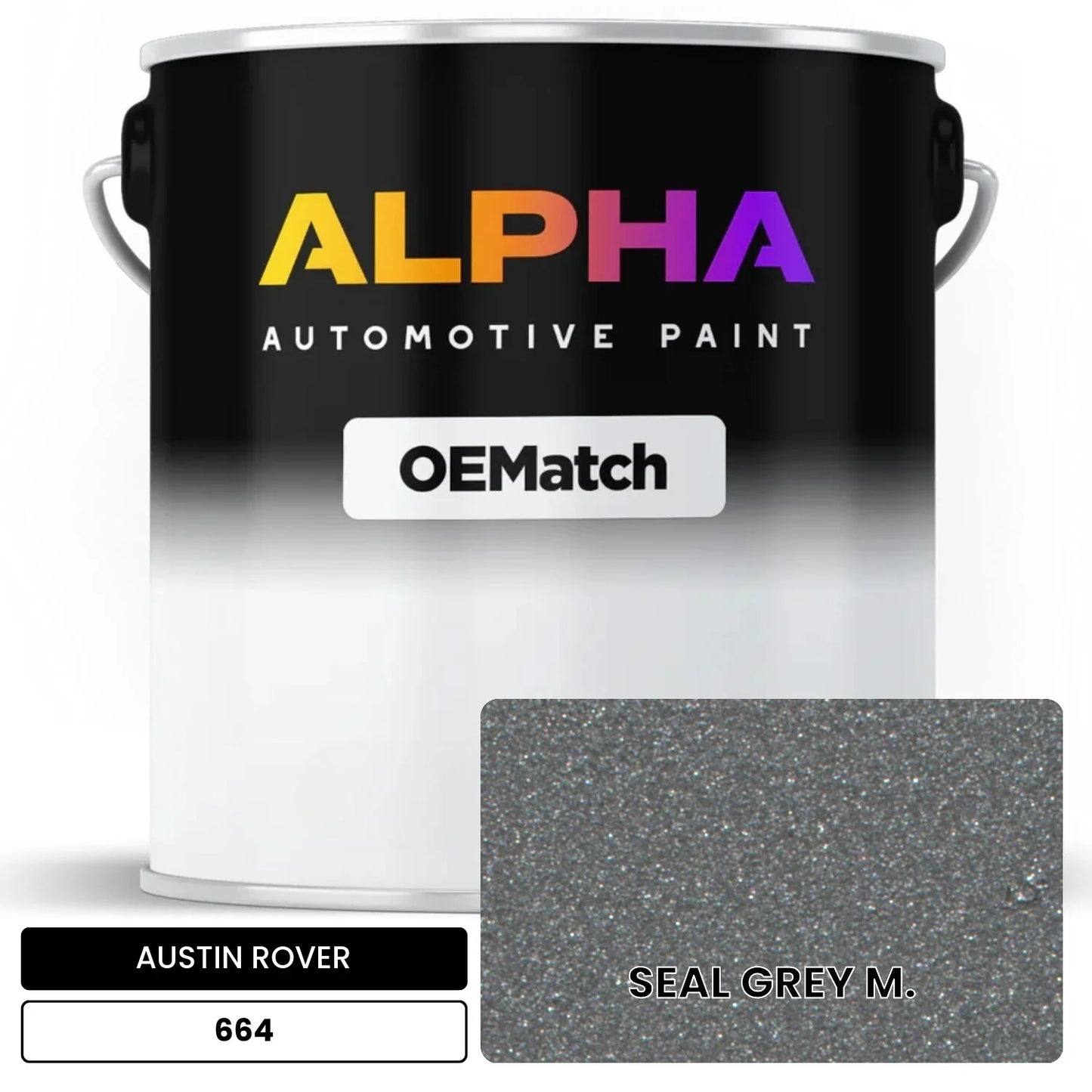 AUSTIN ROVER SEAL GREY M. 664 OEMatch Basecoat