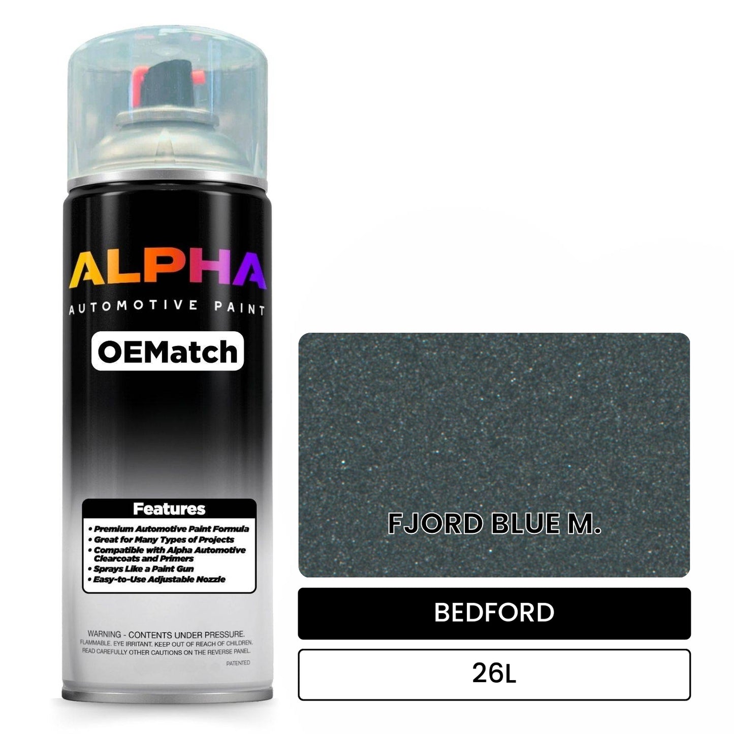 BEDFORD FJORD BLUE M. 26L OEMatch Spraycan