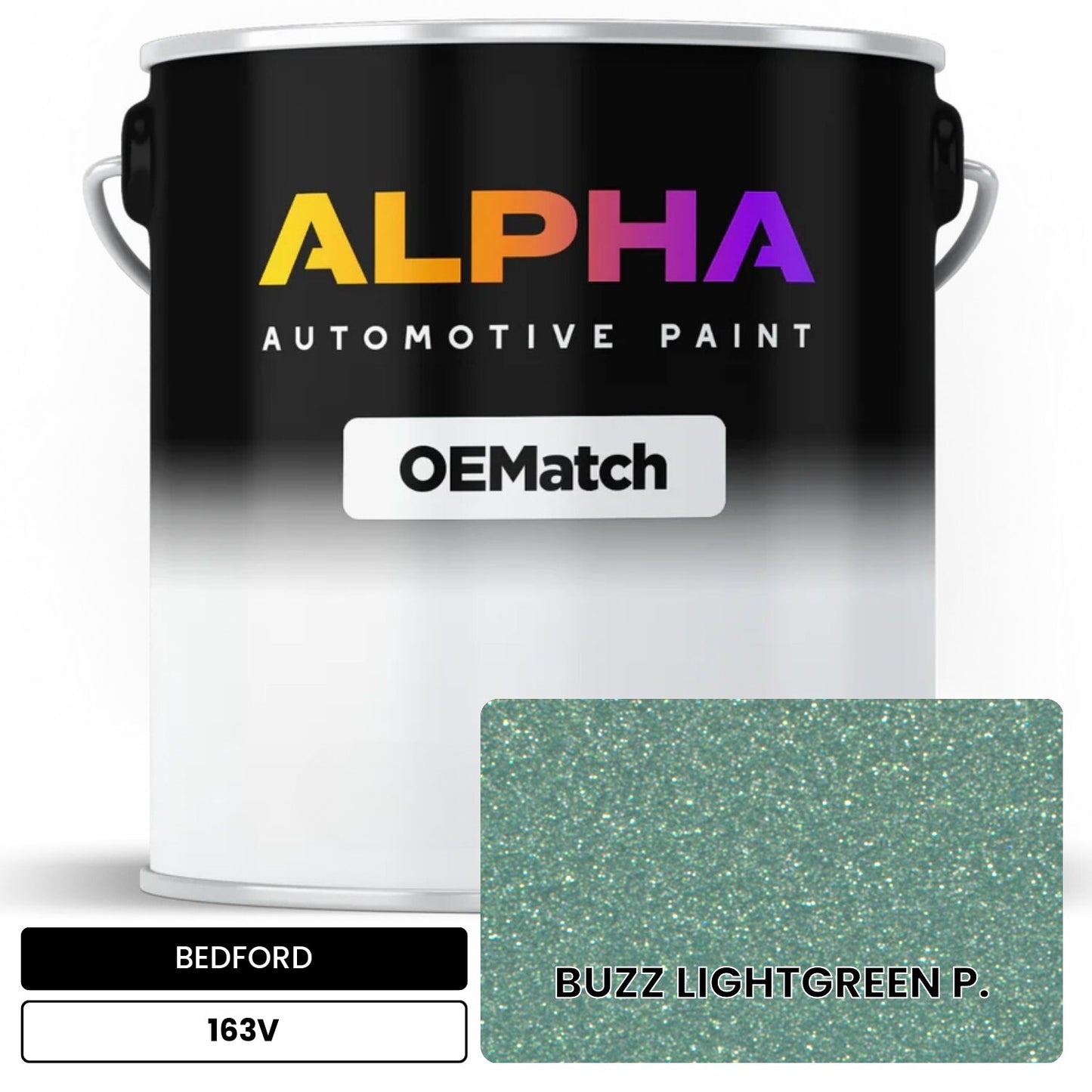 BEDFORD BUZZ LIGHTGREEN P. 163V OEMatch Basecoat