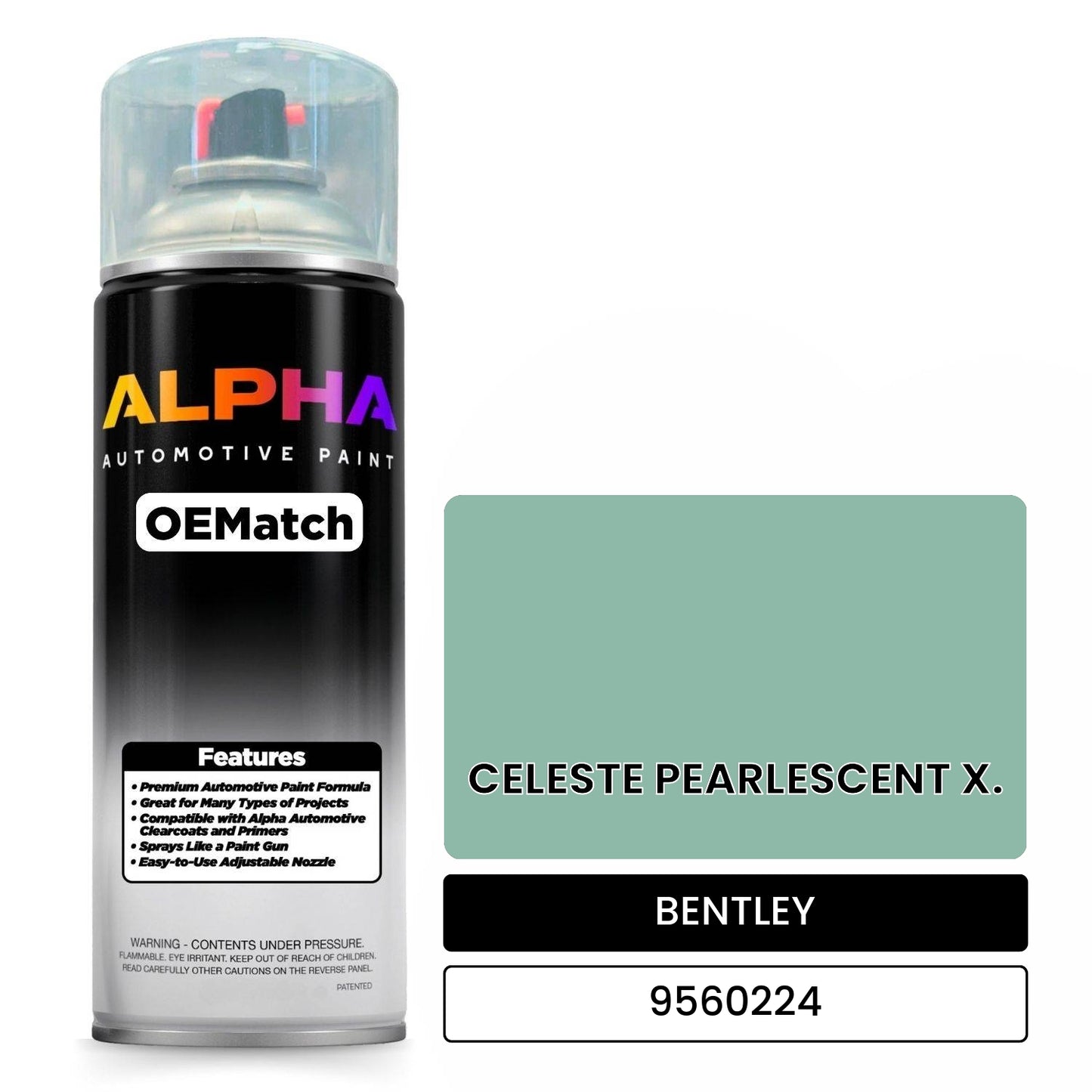 BENTLEY CELESTE PEARLESCENT X. 9560224 OEMatch Spraycan