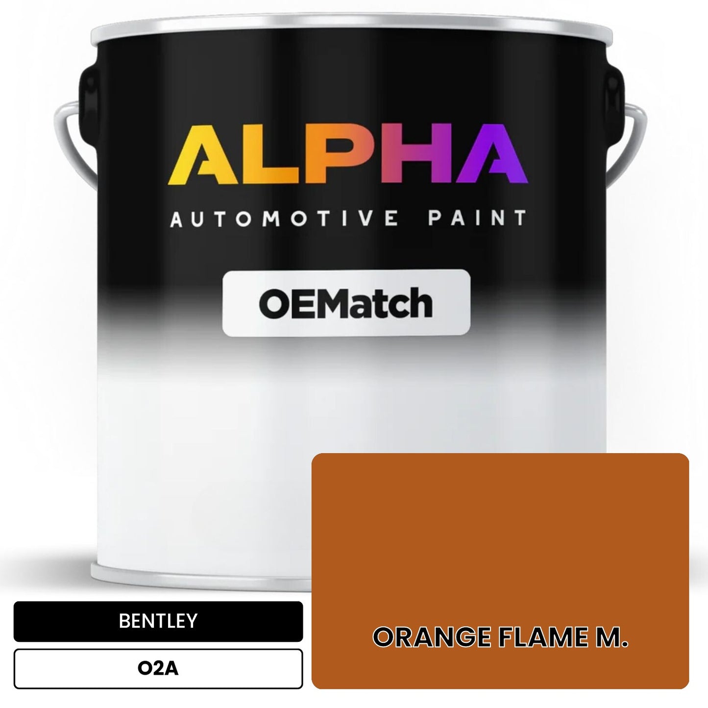 BENTLEY ORANGE FLAME M. O2A OEMatch Basecoat