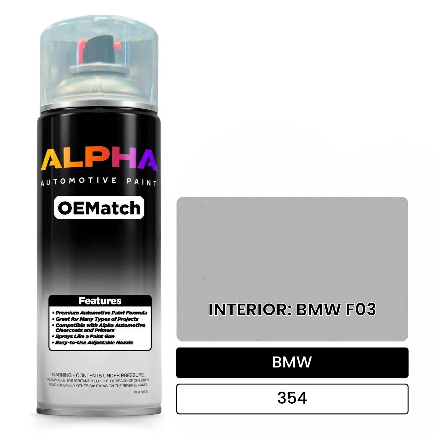 BMW INTERIOR: BMW F03 354 OEMatch Spraycan