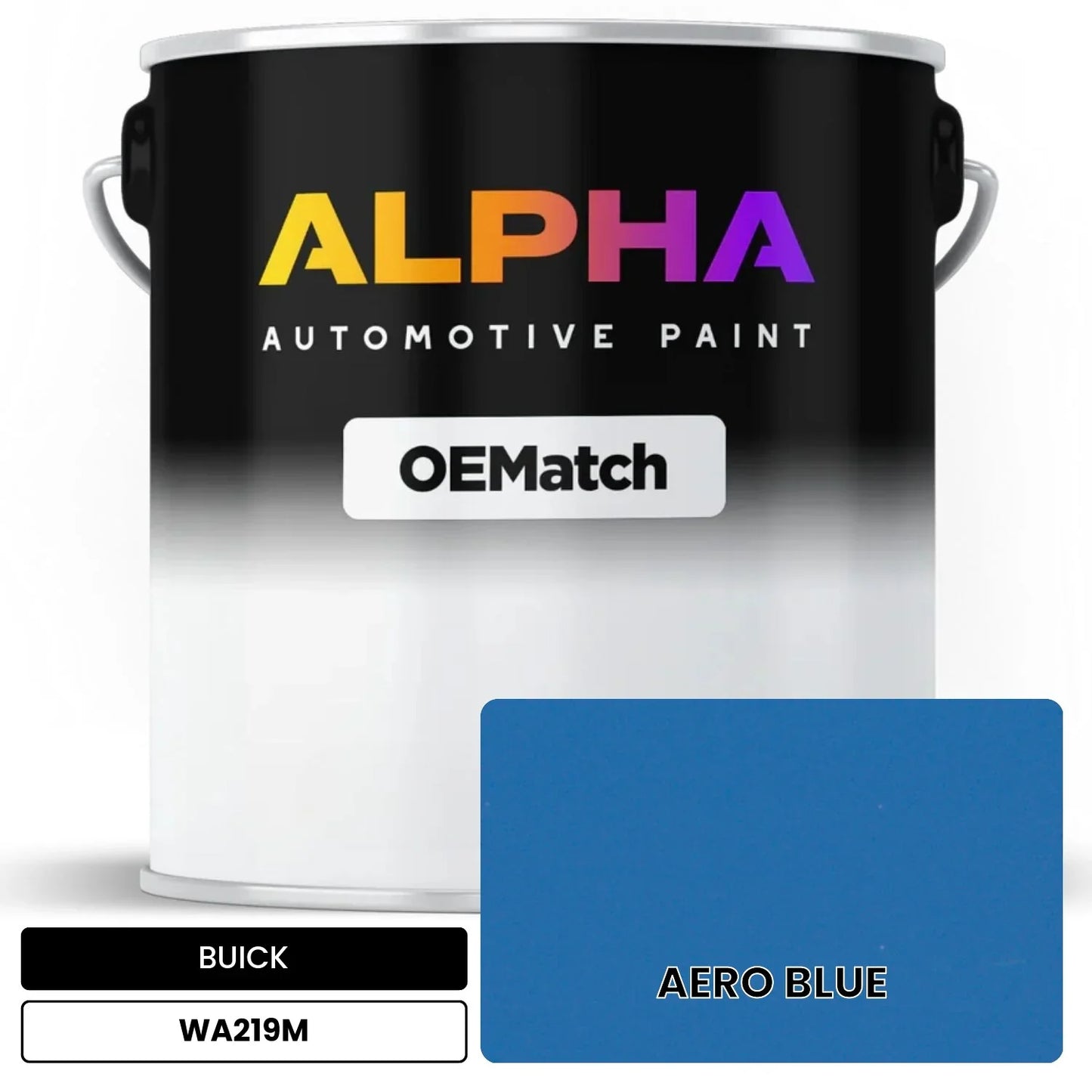 BUICK AERO BLUE WA219M OEMatch Basecoat