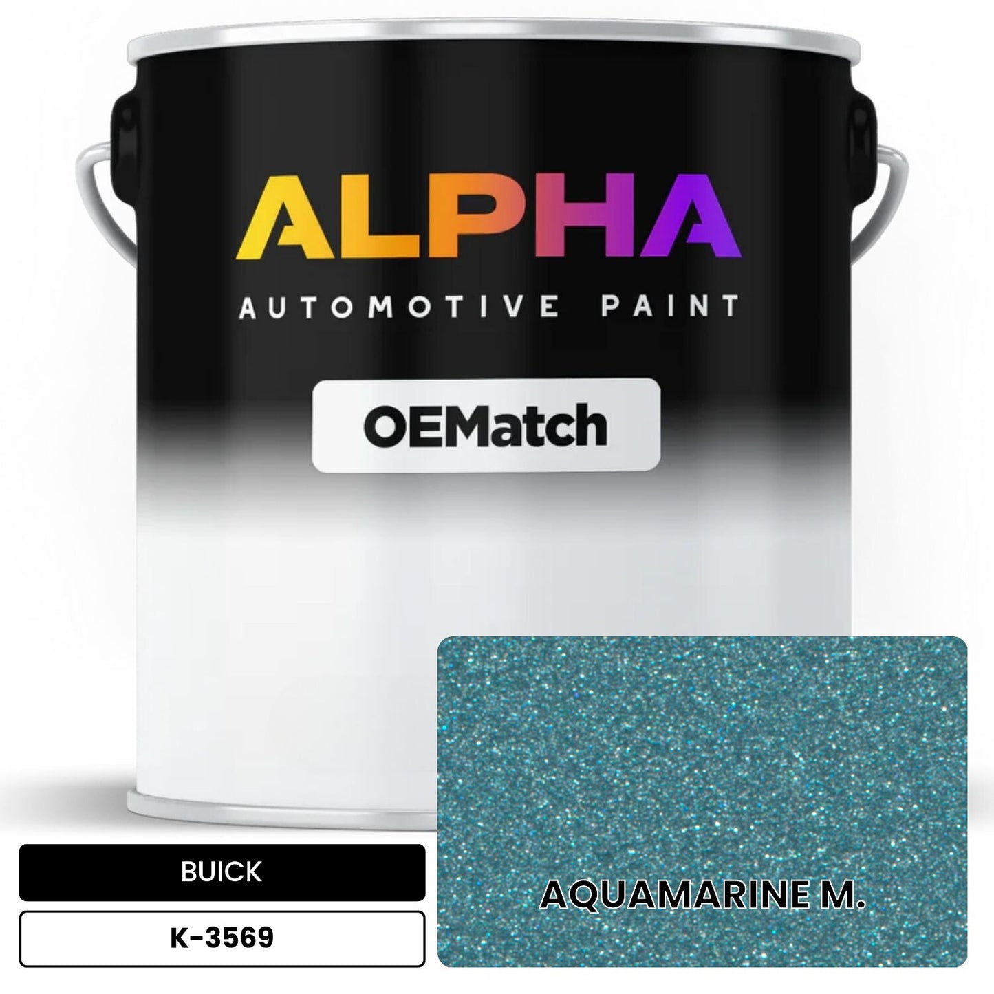 BUICK AQUAMARINE M. K-3569 OEMatch Basecoat