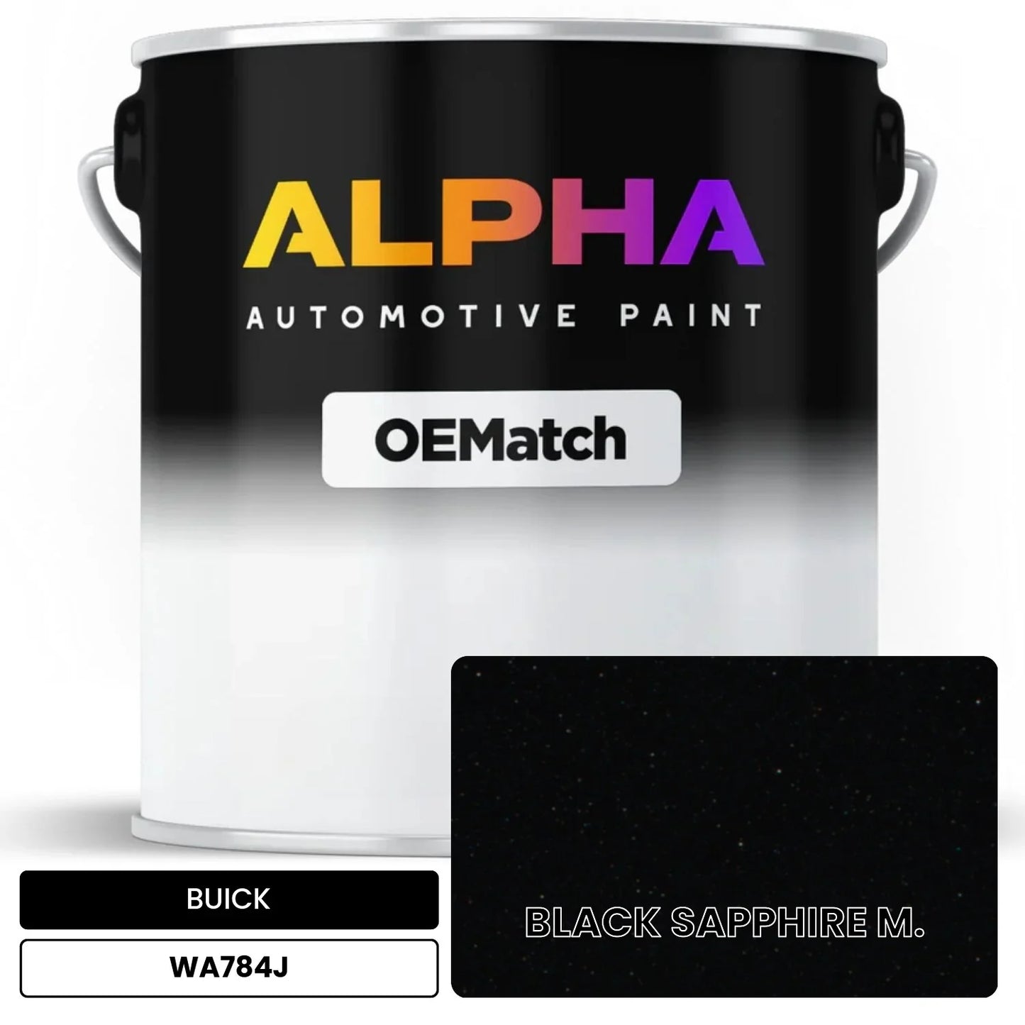 BUICK BLACK SAPPHIRE M. WA784J OEMatch Basecoat