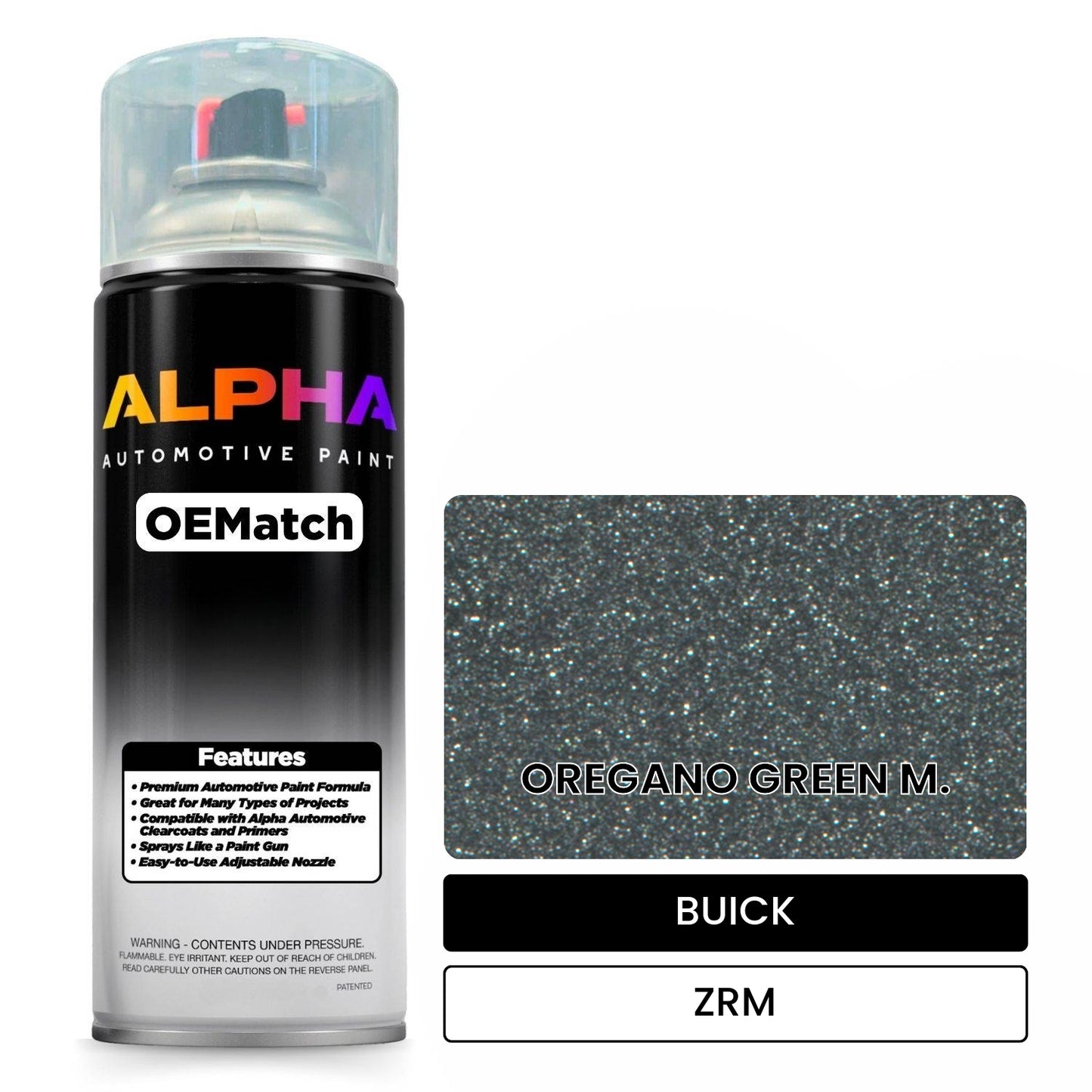 BUICK OREGANO GREEN M. ZRM OEMatch Spraycan