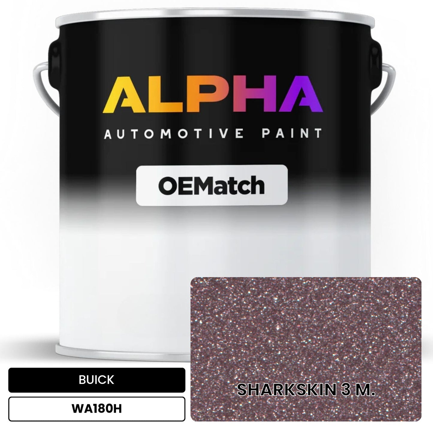 BUICK SHARKSKIN 3 M. WA180H OEMatch Basecoat