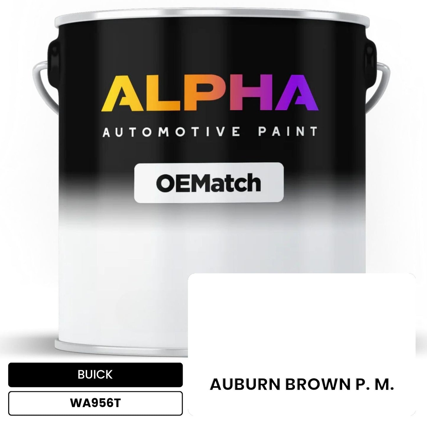 BUICK AUBURN BROWN P. M. WA956T OEMatch Basecoat