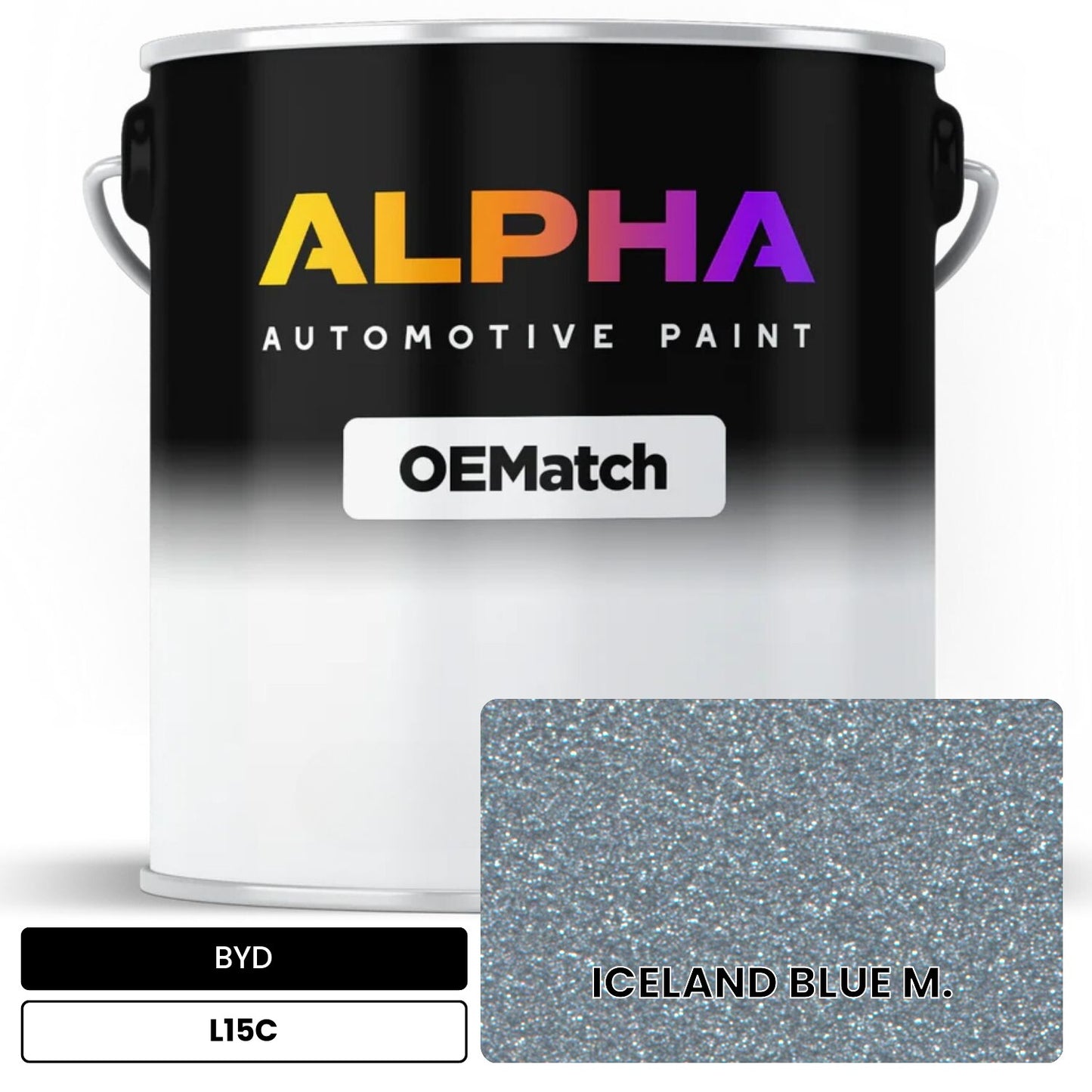 BYD ICELAND BLUE M. L15C OEMatch Basecoat
