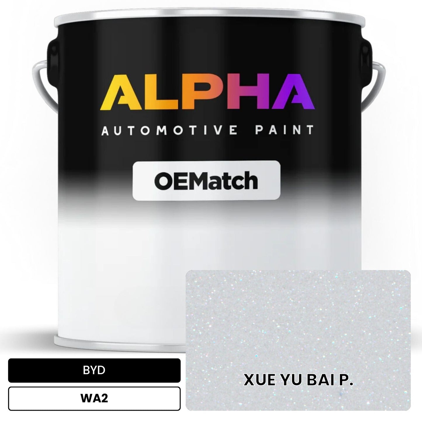 BYD XUE YU BAI P. WA2 OEMatch Basecoat