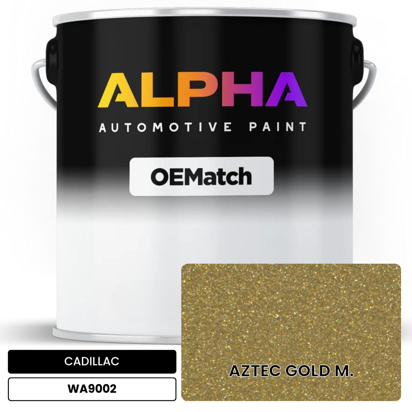 CADILLAC AZTEC GOLD M. WA9002 OEMatch Basecoat