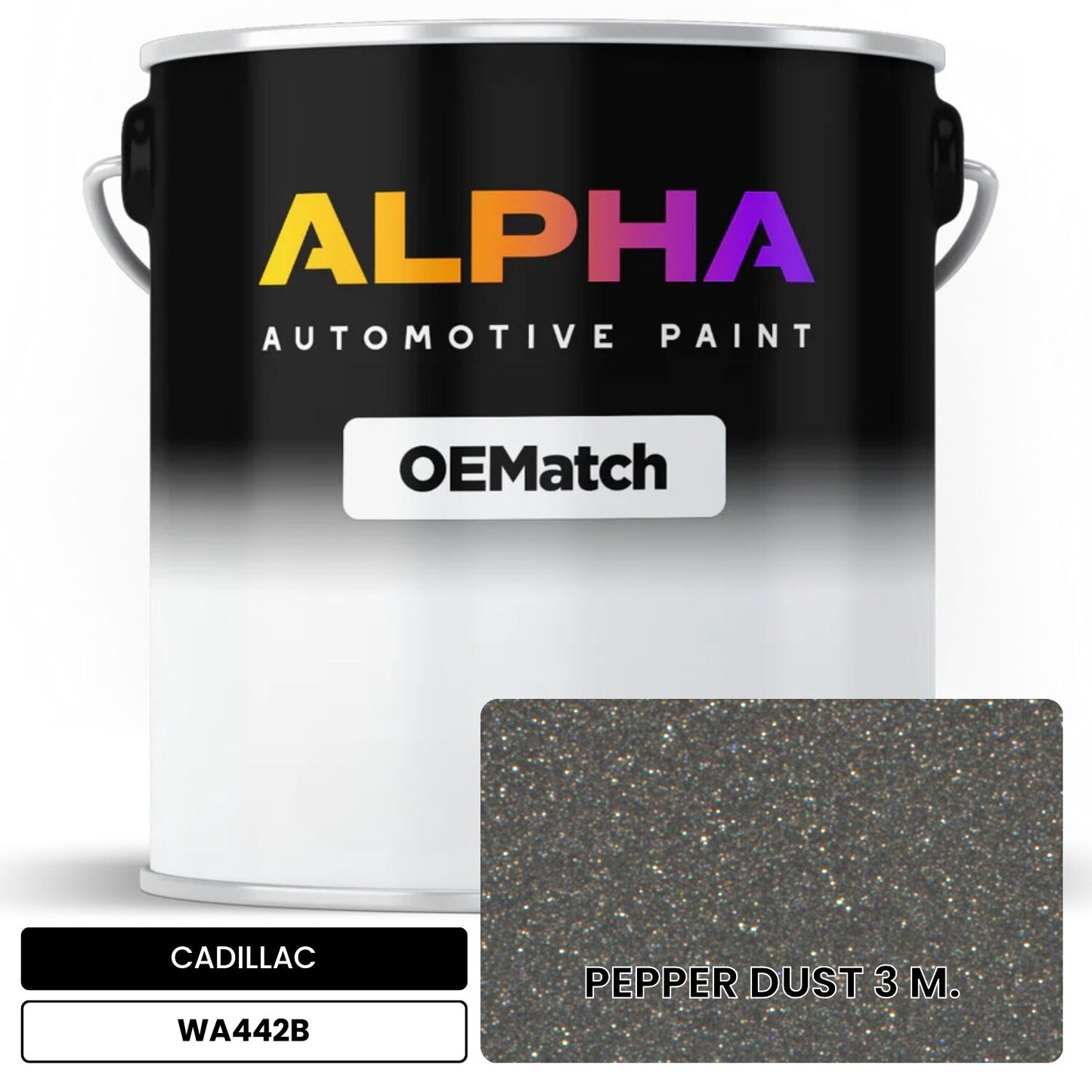 CADILLAC PEPPER DUST 3 M. WA442B OEMatch Basecoat