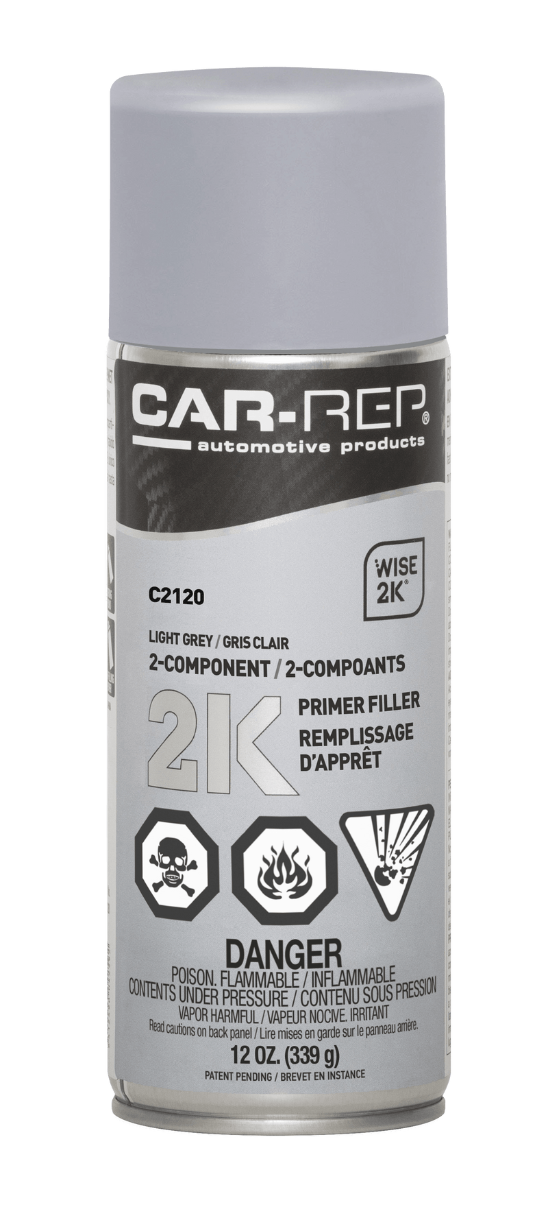 Car-Rep 2k High Build Filler Primer Spray Can - The Spray Source - Car-Rep