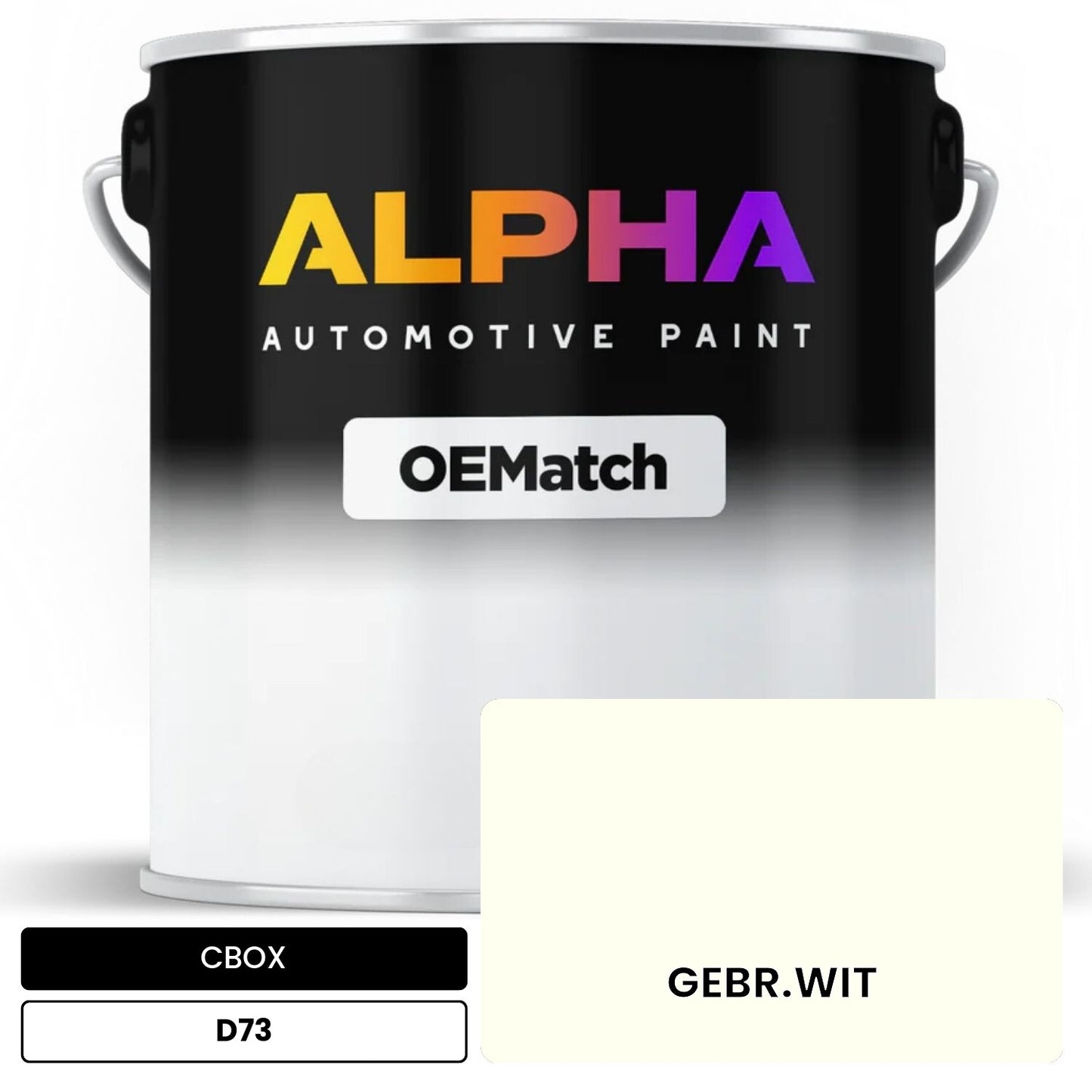 CBOX GEBR.WIT D73 OEMatch Basecoat