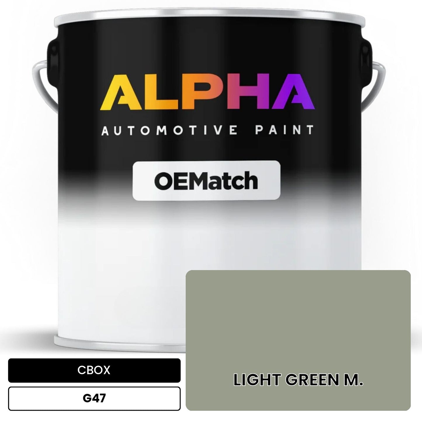 CBOX LIGHT GREEN M. G47 OEMatch Basecoat