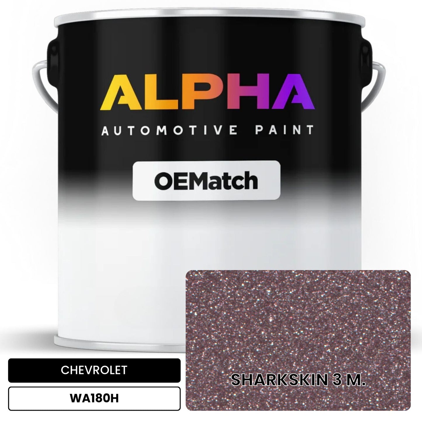CHEVROLET SHARKSKIN 3 M. WA180H OEMatch Basecoat