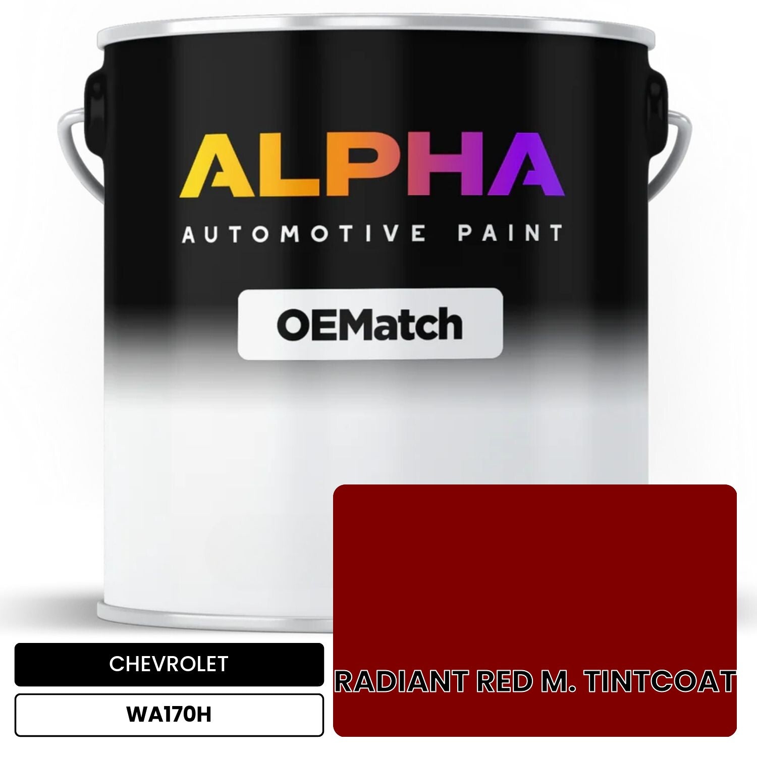 CHEVROLET RADIANT RED M. TINTCOAT WA170H | OEMatch Automotive
