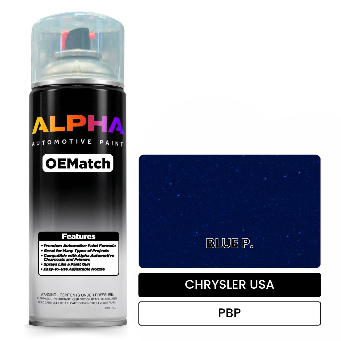 CHRYSLER USA BLUE P. PBP OEMatch Spraycan