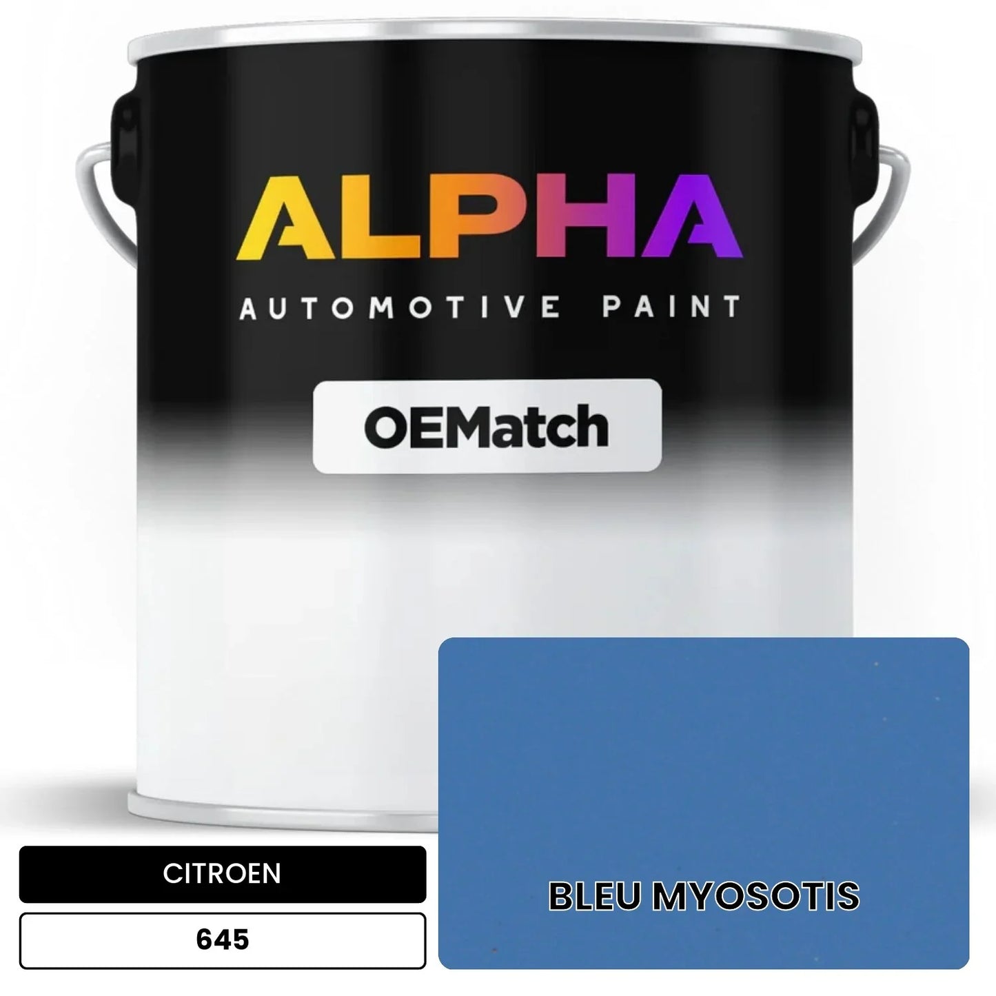 CITROEN BLEU MYOSOTIS 645 OEMatch Basecoat