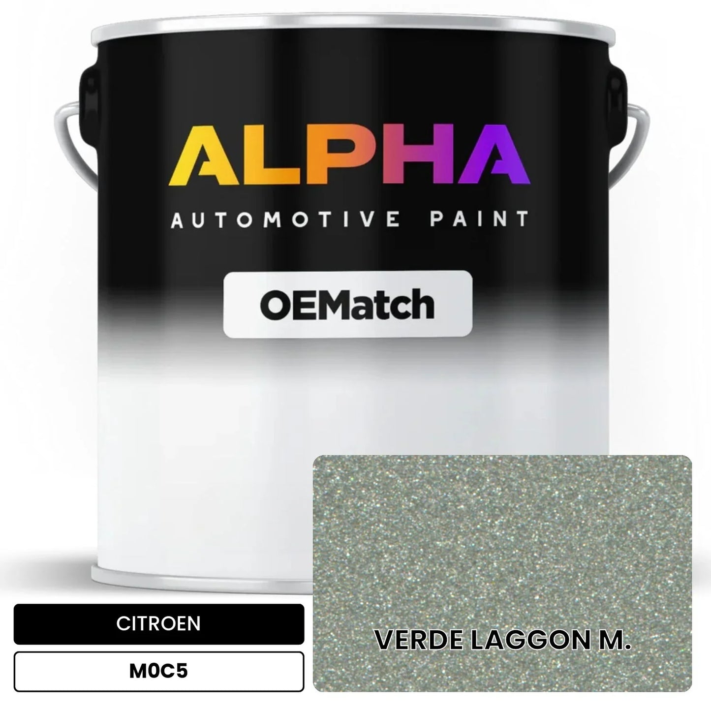 CITROEN VERDE LAGGON M. M0C5 OEMatch Basecoat