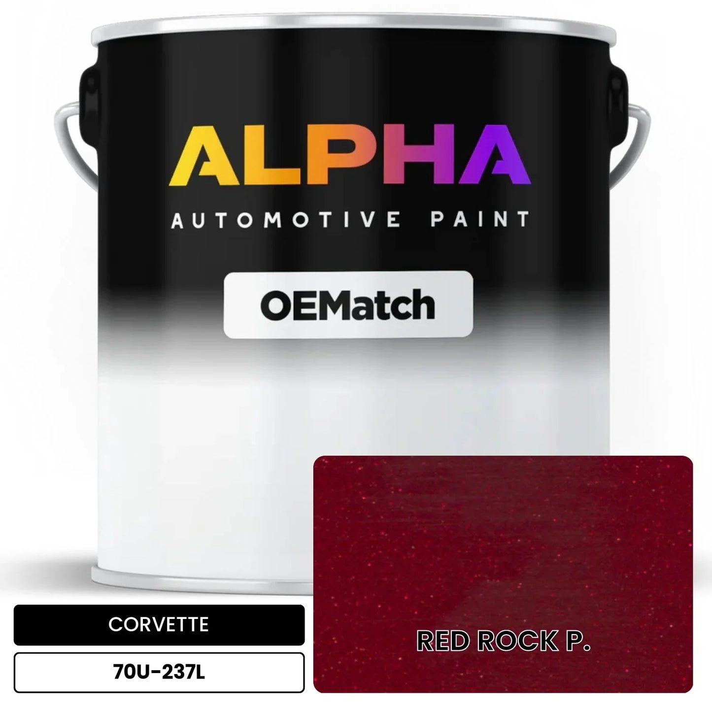 CORVETTE RED ROCK P. 70U-237L OEMatch Basecoat
