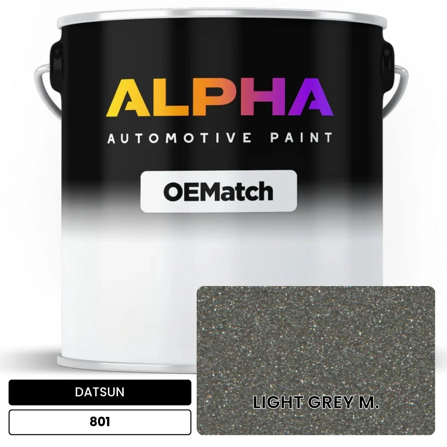 DATSUN LIGHT GREY M. 801 OEMatch Basecoat