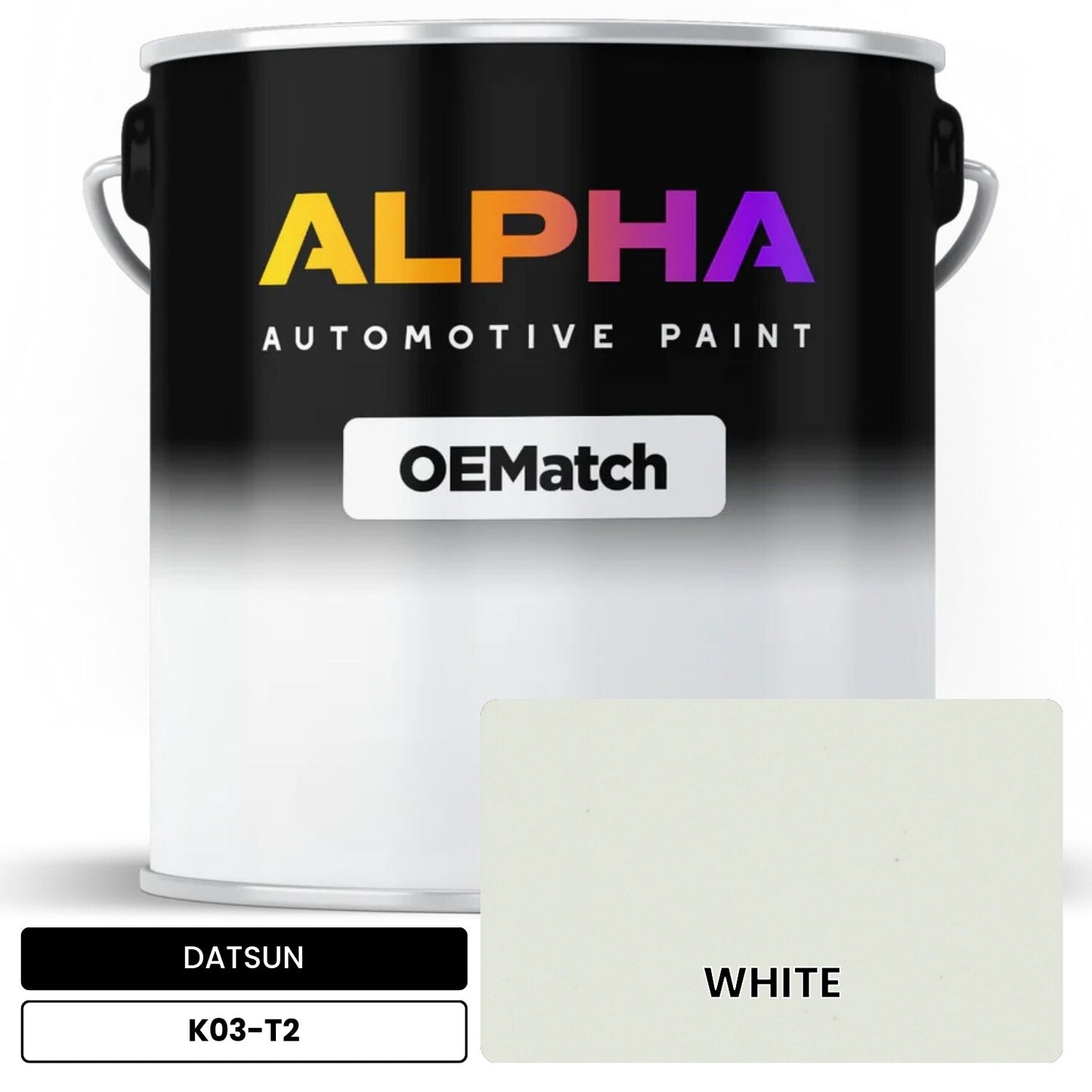 DATSUN WHITE K03-T2 OEMatch Basecoat