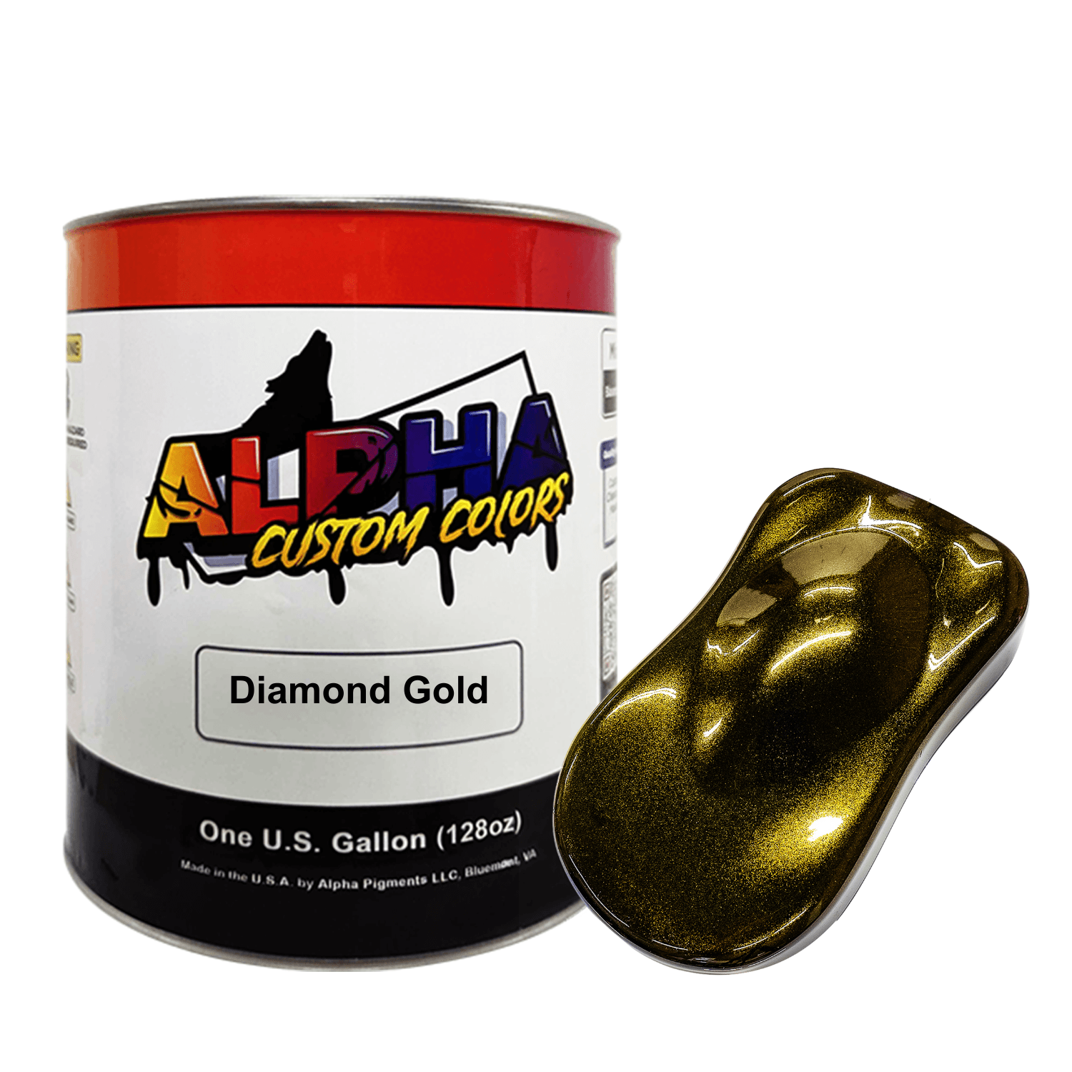 Candy Gold Gallon with Gallon Reducer (Candy Midcoat Only) Car Auto Paint  Kit