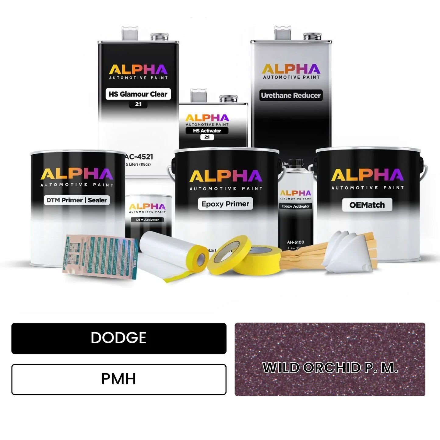 DODGE WILD ORCHID P. M. PMH OEMatch Vehicle Paint Kit