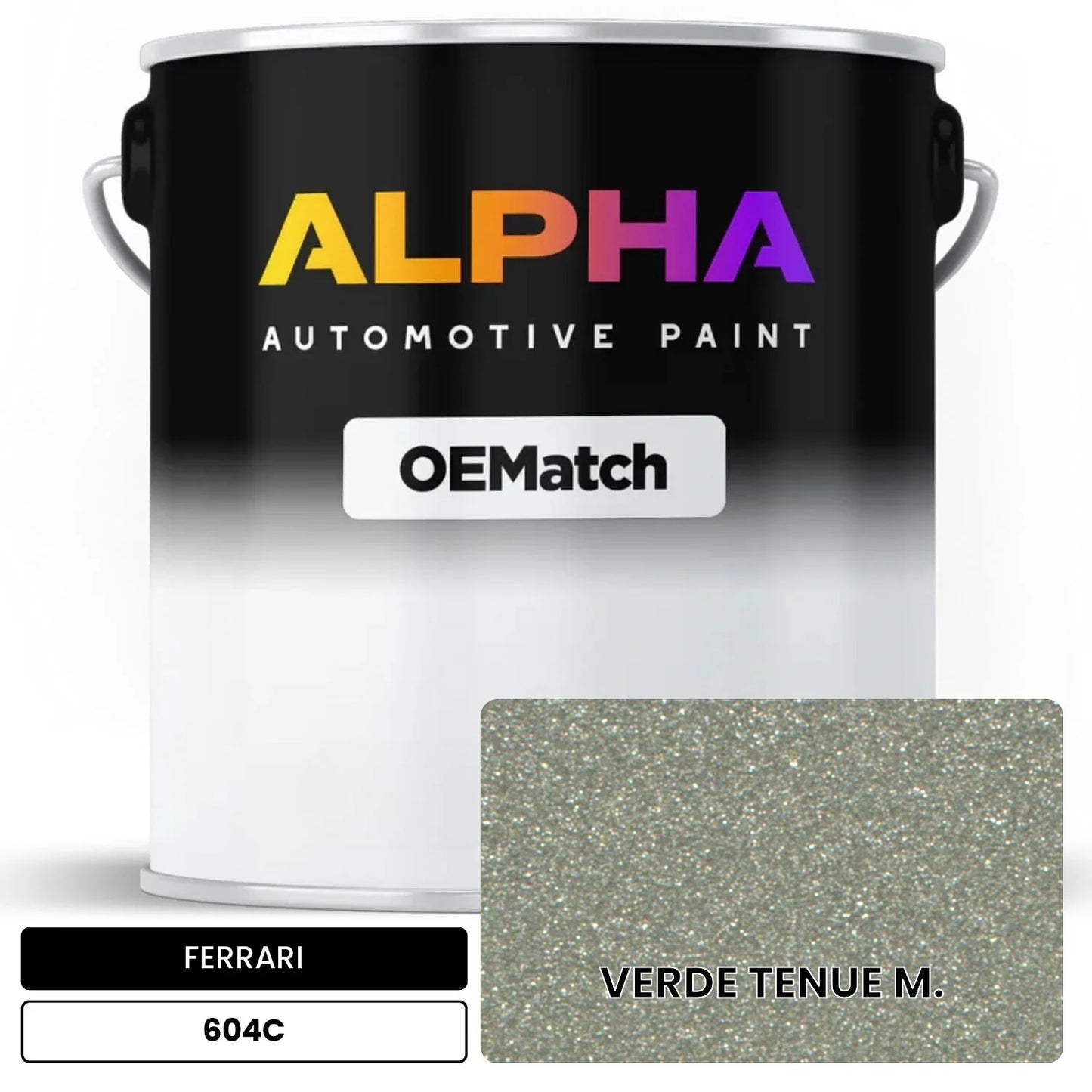 FERRARI VERDE TENUE M. 604C OEMatch Basecoat