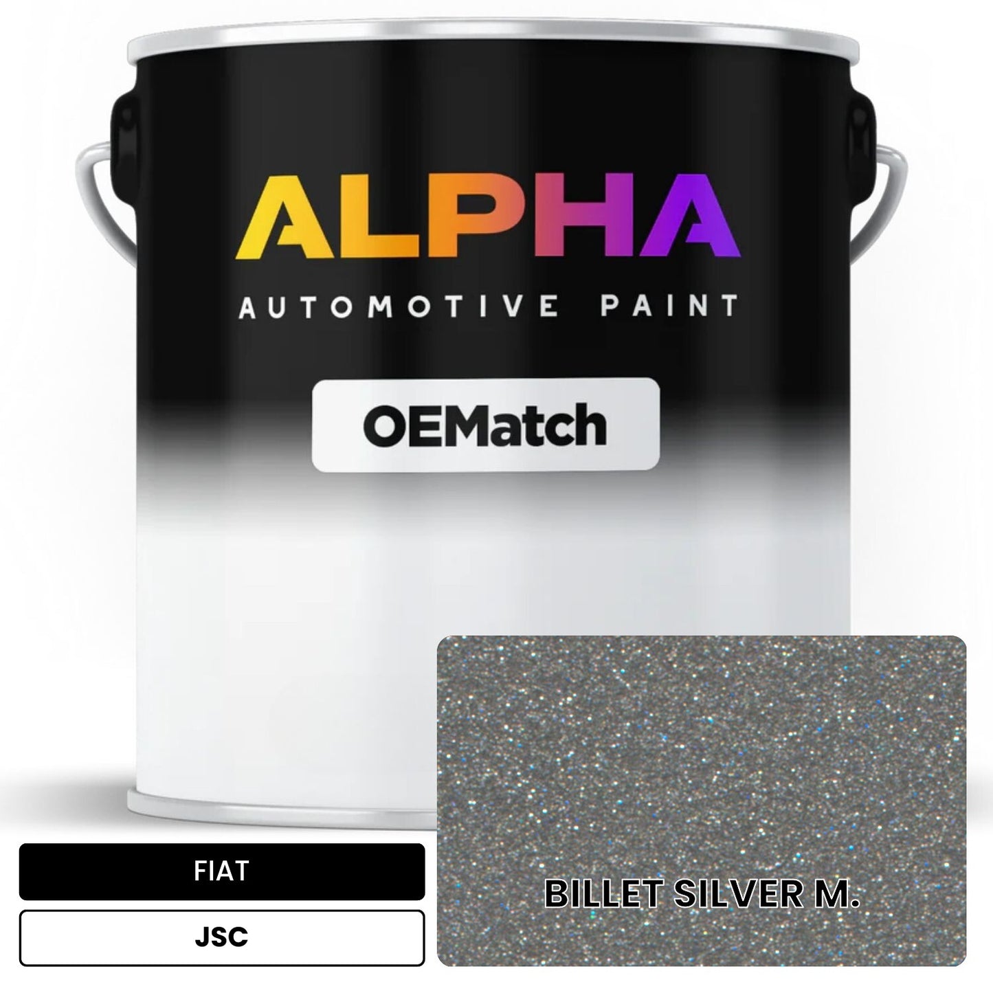 FIAT BILLET SILVER M. JSC OEMatch Basecoat