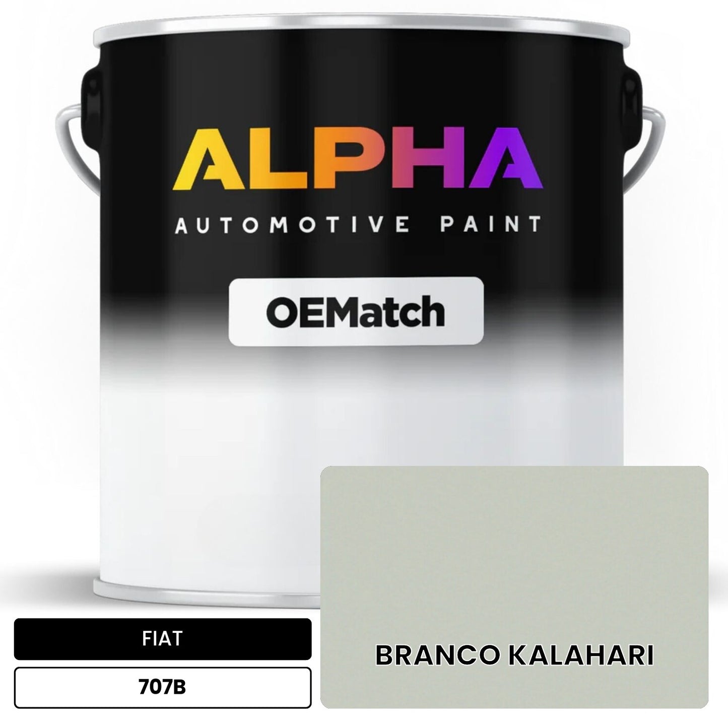 FIAT BRANCO KALAHARI 707B OEMatch Basecoat