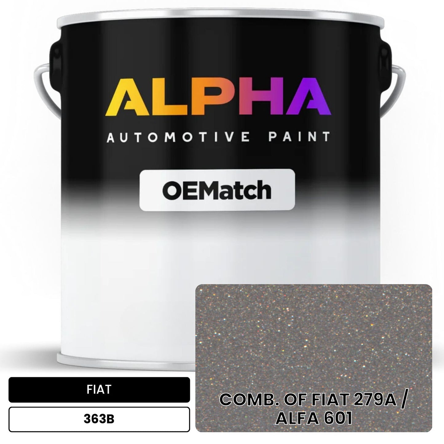 FIAT COMB. OF FIAT 279A / ALFA 601 363B OEMatch Basecoat
