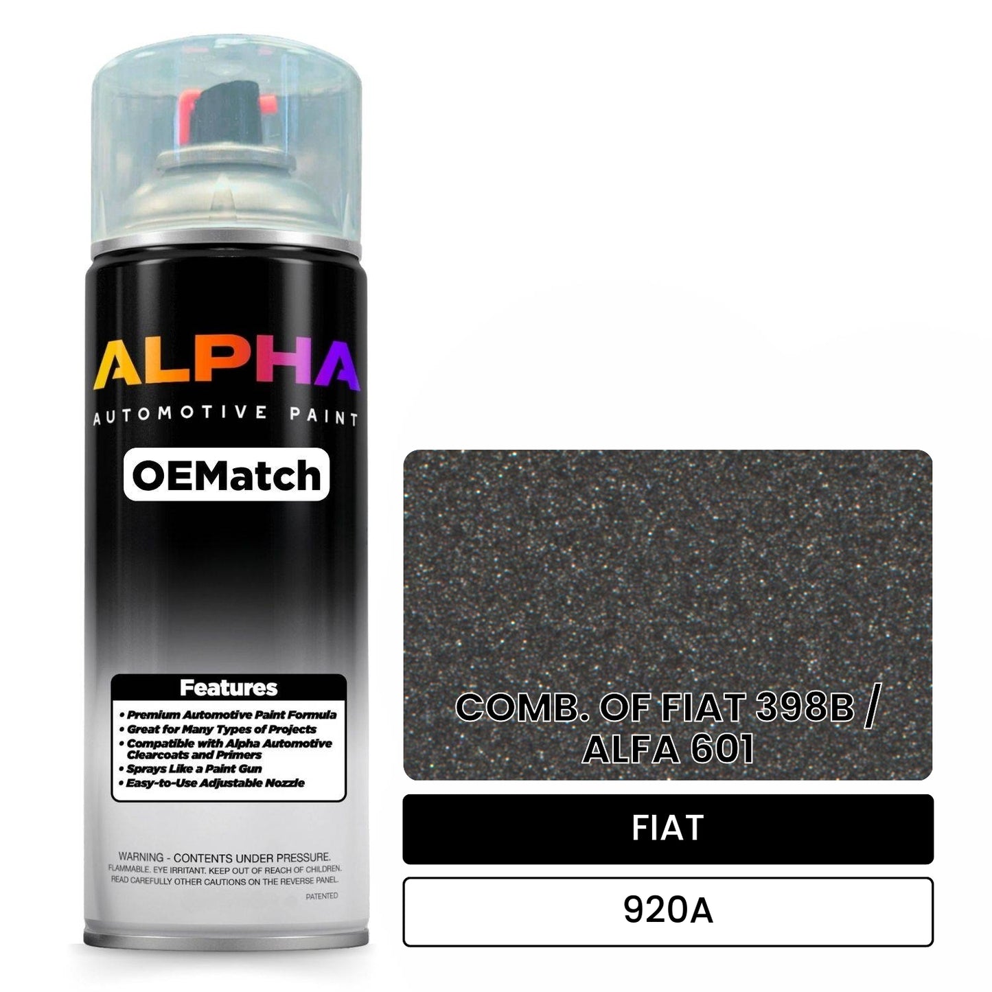 FIAT COMB. OF FIAT 398B / ALFA 601 920A OEMatch Spraycan
