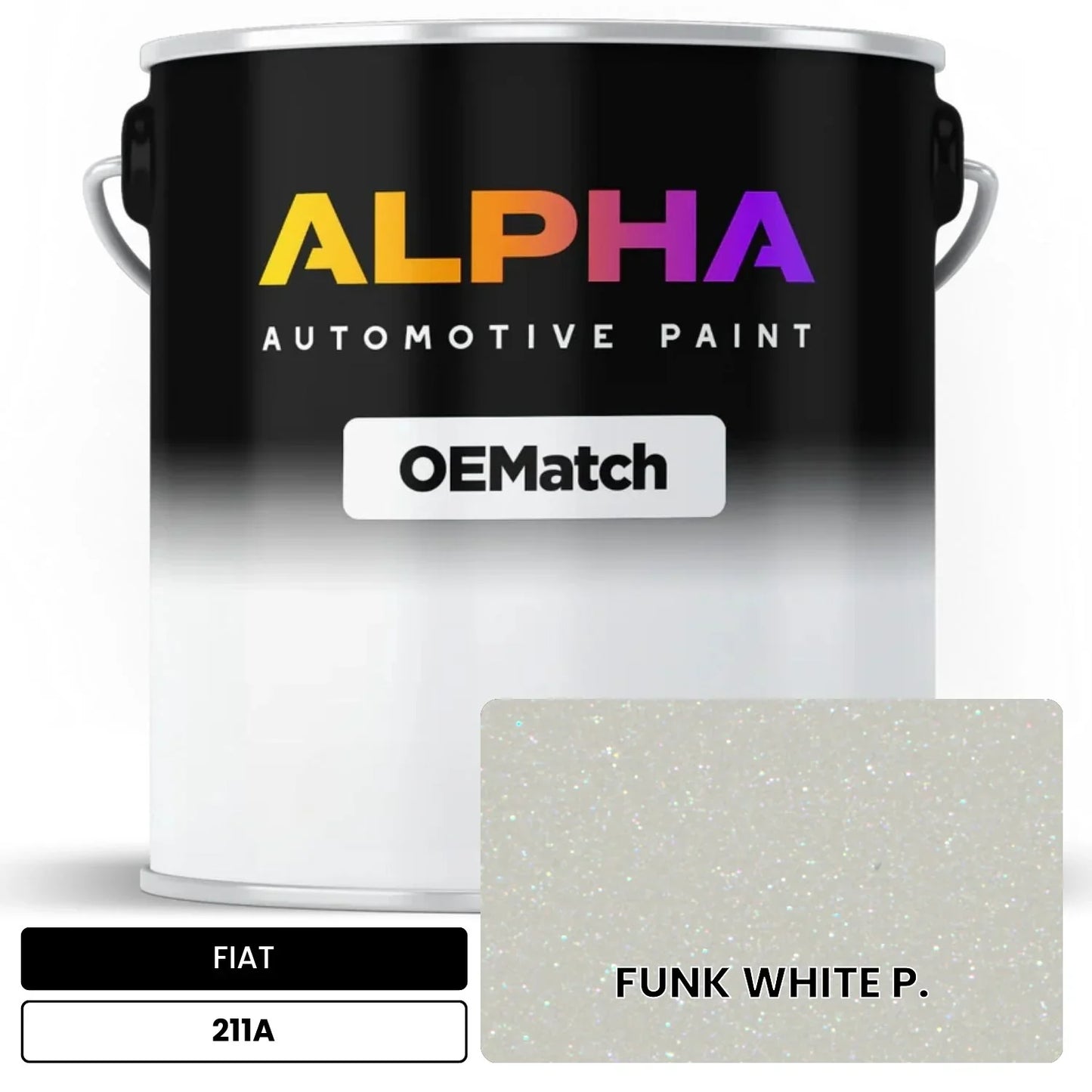 FIAT FUNK WHITE P. 211A OEMatch Basecoat