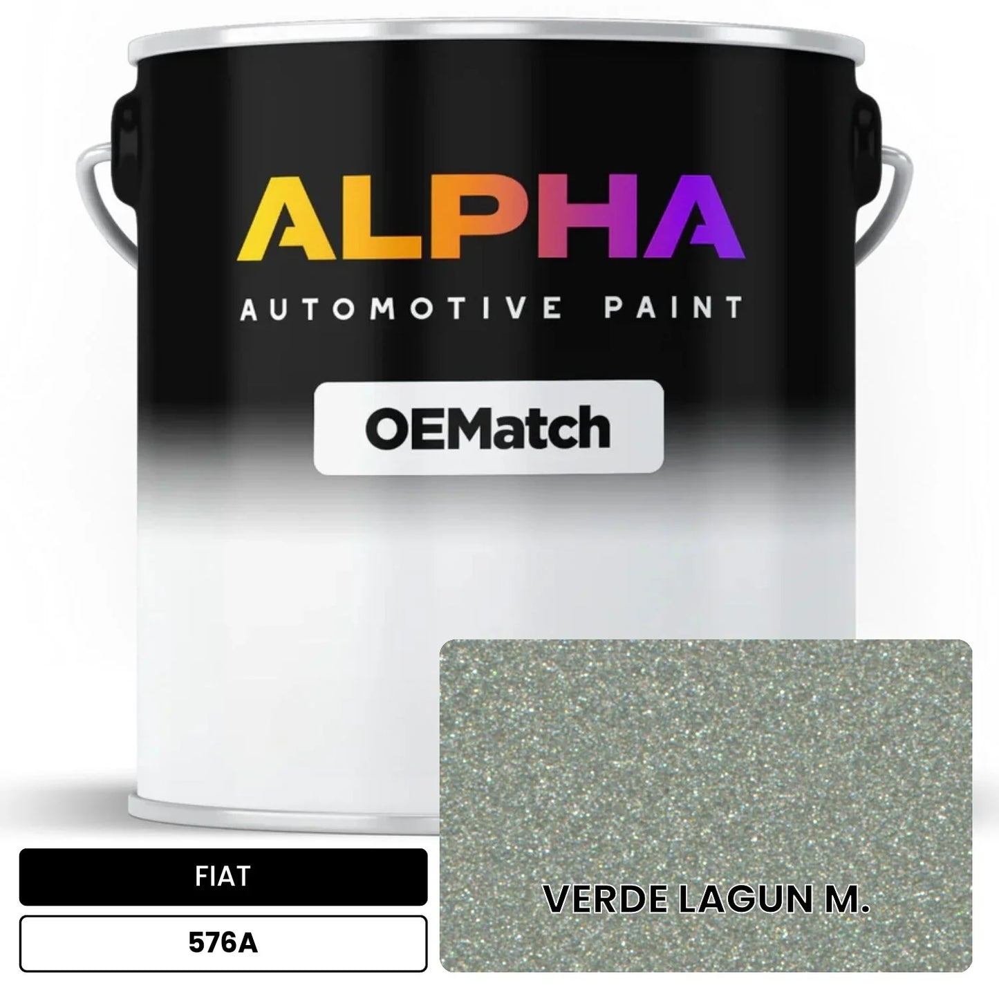 FIAT VERDE LAGUN M. 576A OEMatch Basecoat
