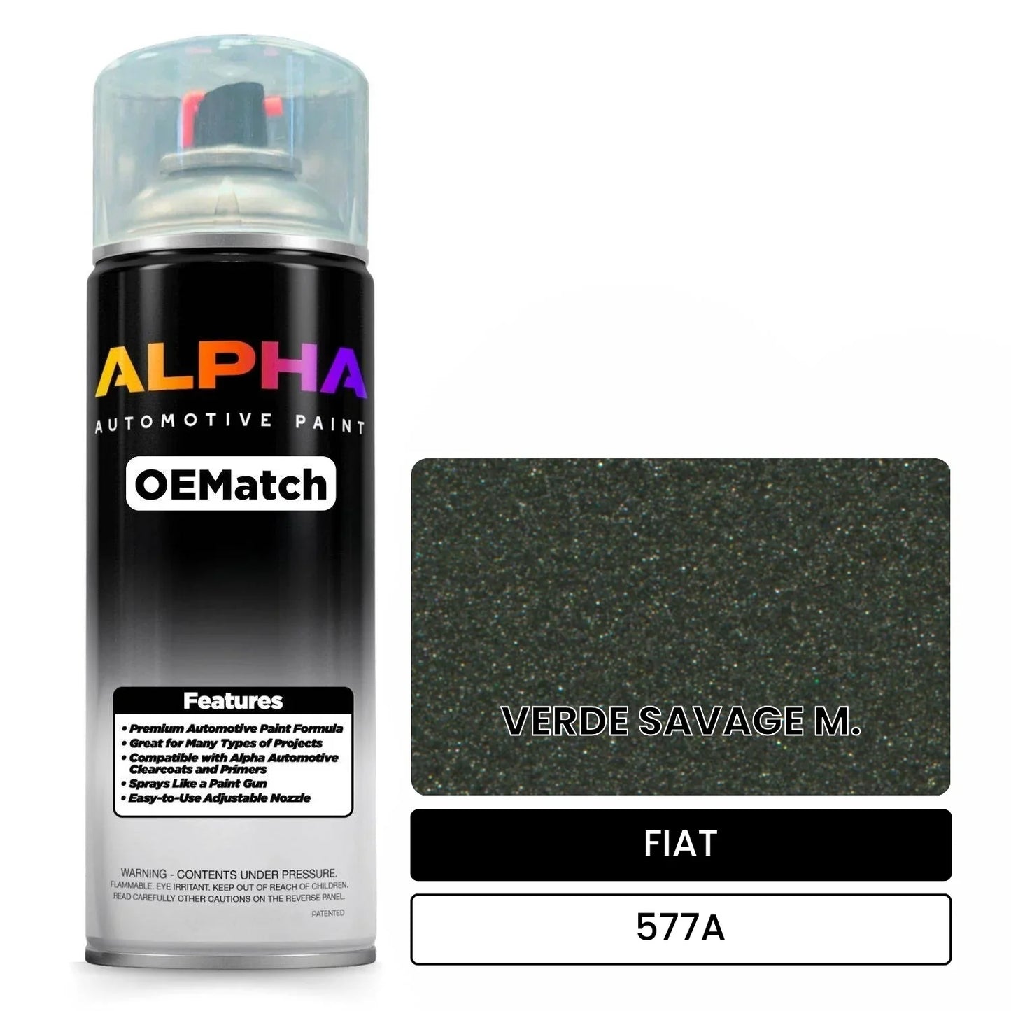 FIAT VERDE SAVAGE M. 577A OEMatch Spraycan